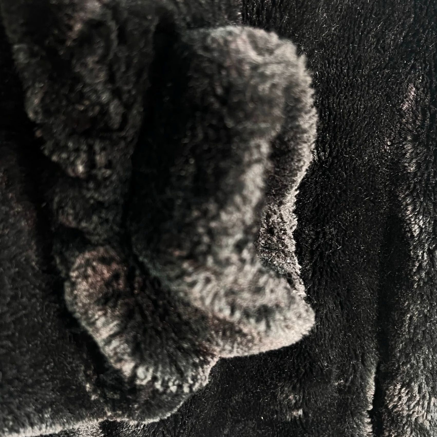 Vintage VINTAGE J Percy Women's Faux Fur Coat 1970s Soft Warm Black Size 2XL Size XXL / US 16-18 / IT 52-54 - 5 Thumbnail