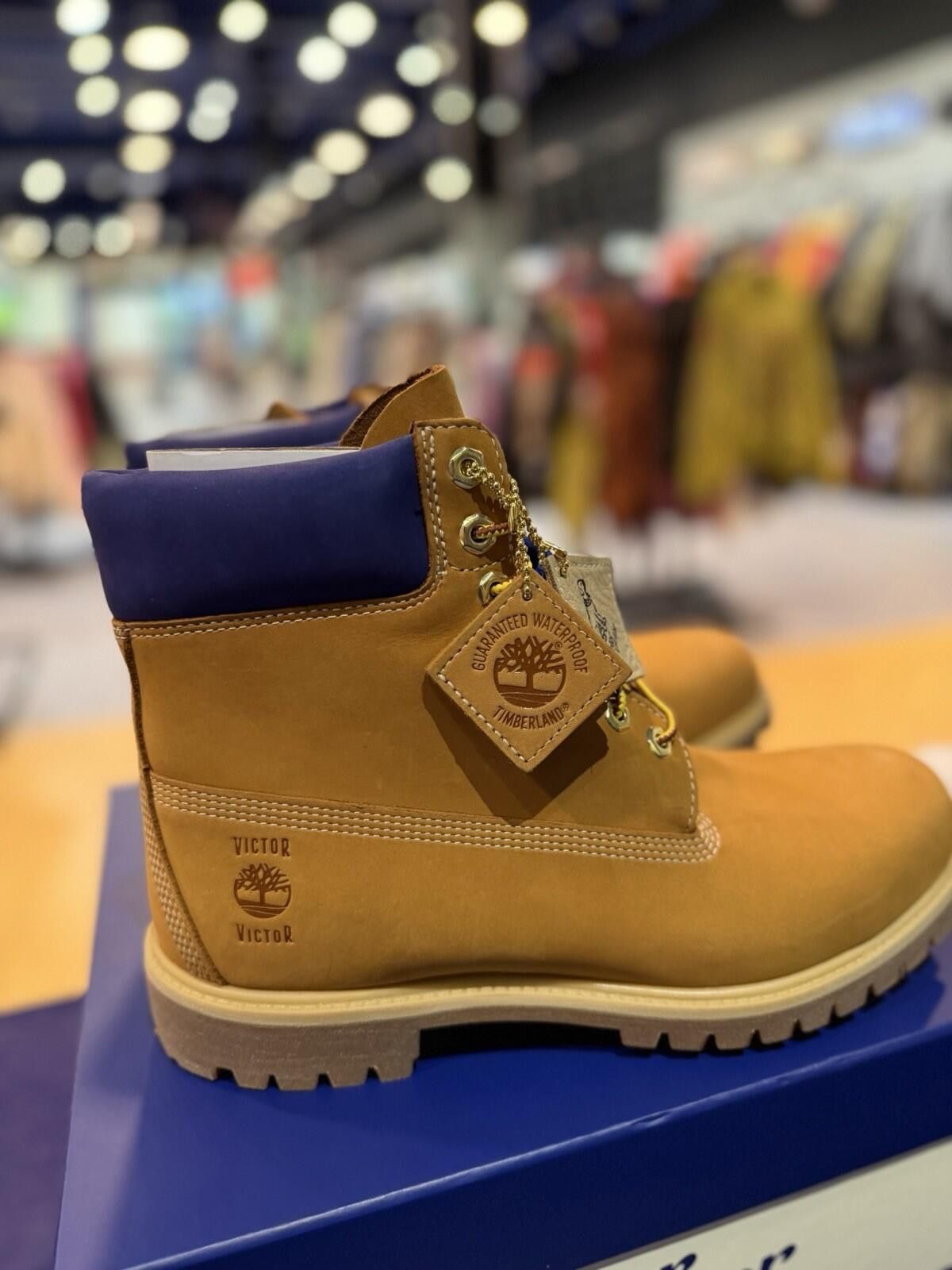 Timberland Victor Victor Timberland Boots Wheat/Navy (Size: 11) Men's Size US 11 / EU 44 - 3 Thumbnail