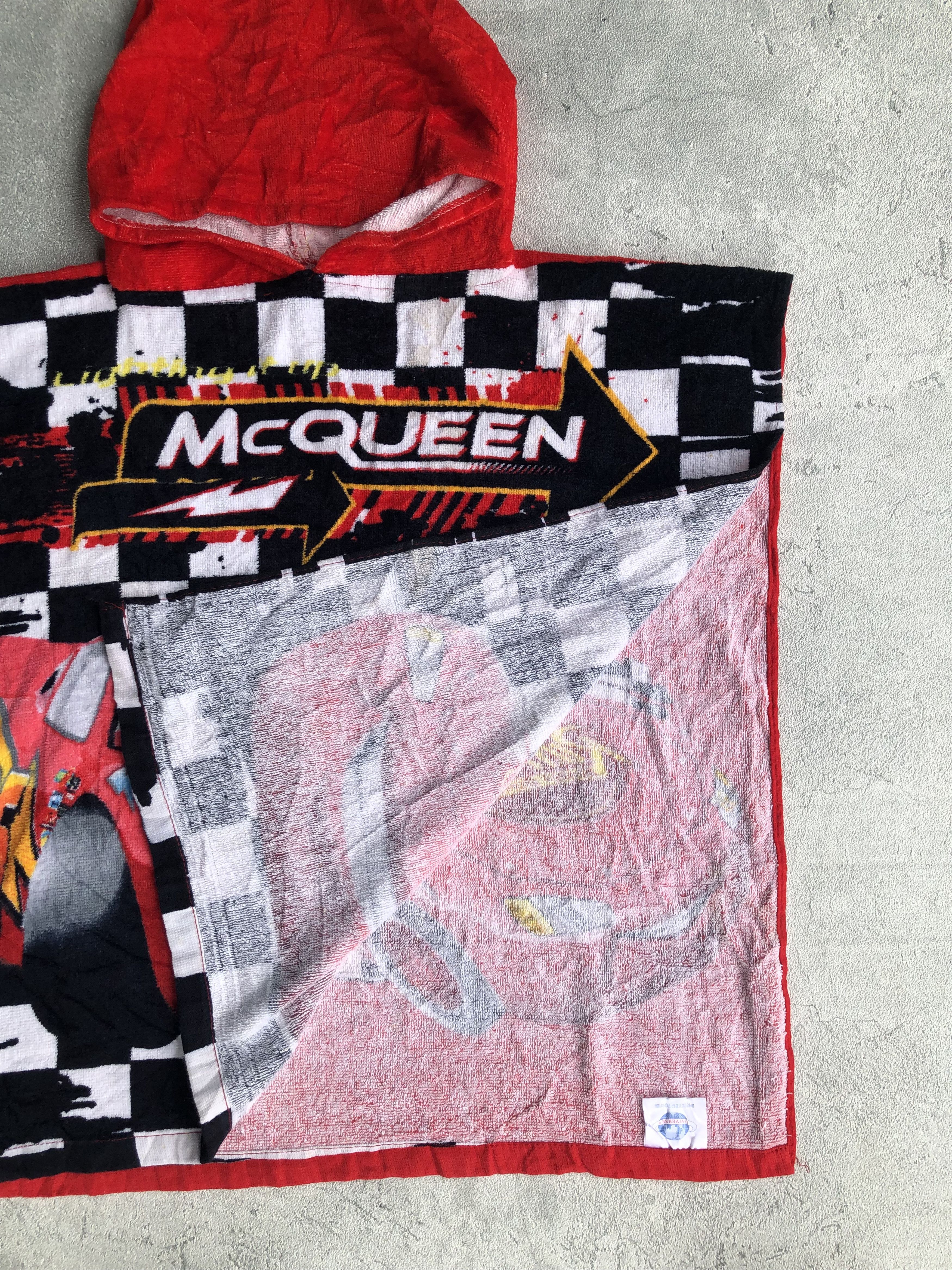Cartoon Network × Vintage Vintage 90s Cartoon Cars Lightning Mcqueen Rare Towel Size ONE SIZE - 4 Thumbnail