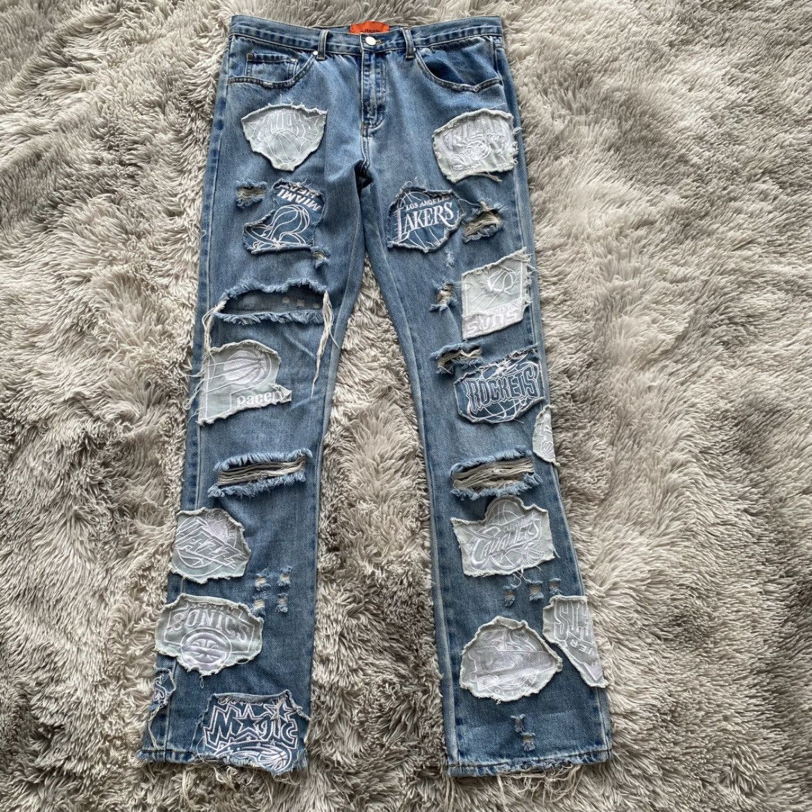 image of Ev Bravado Nba Denim in Blue, Men's (Size 32)