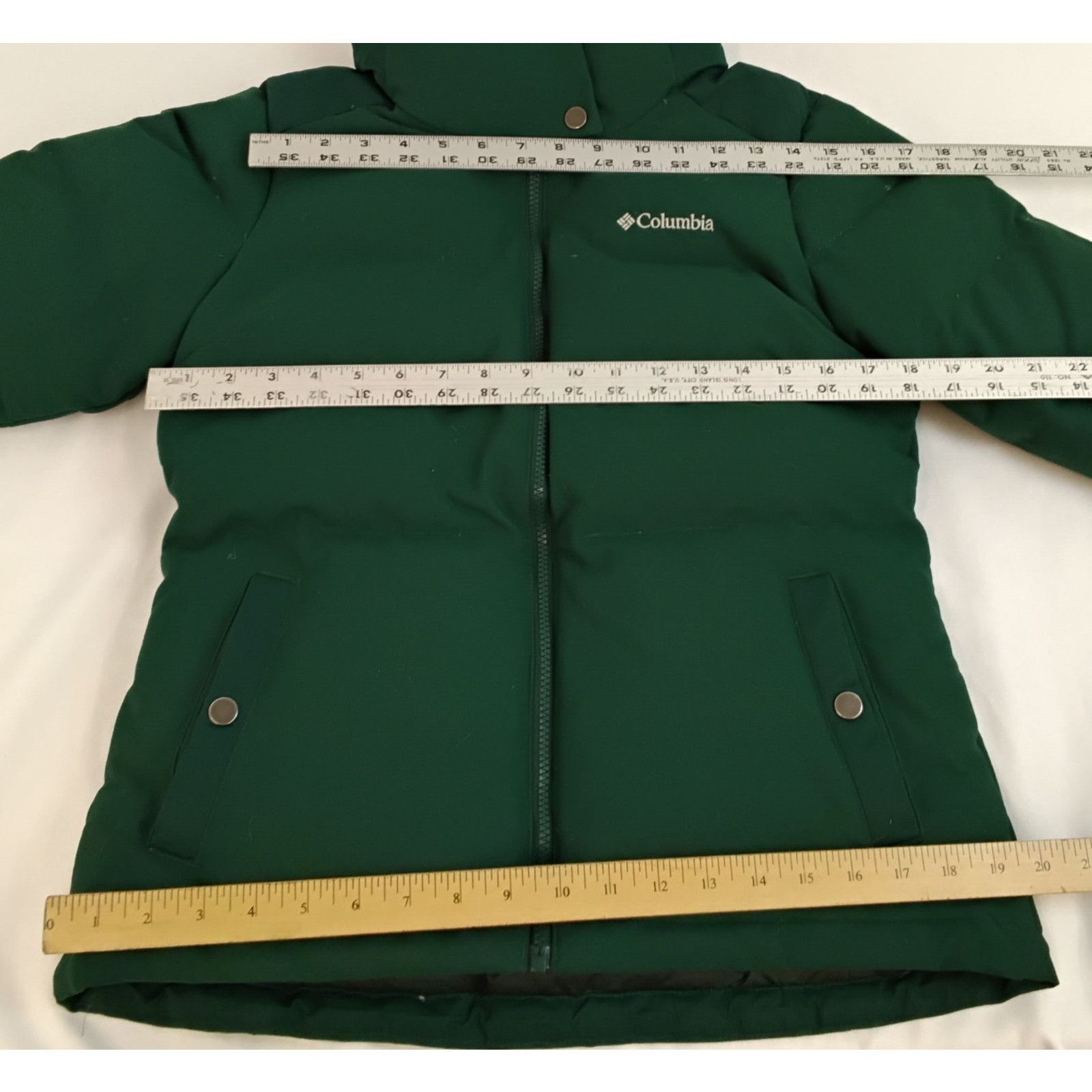 Columbia Columbia Down Puffer Jacket Women's M Green Size M / US 6-8 / IT 42-44 - 11 Thumbnail