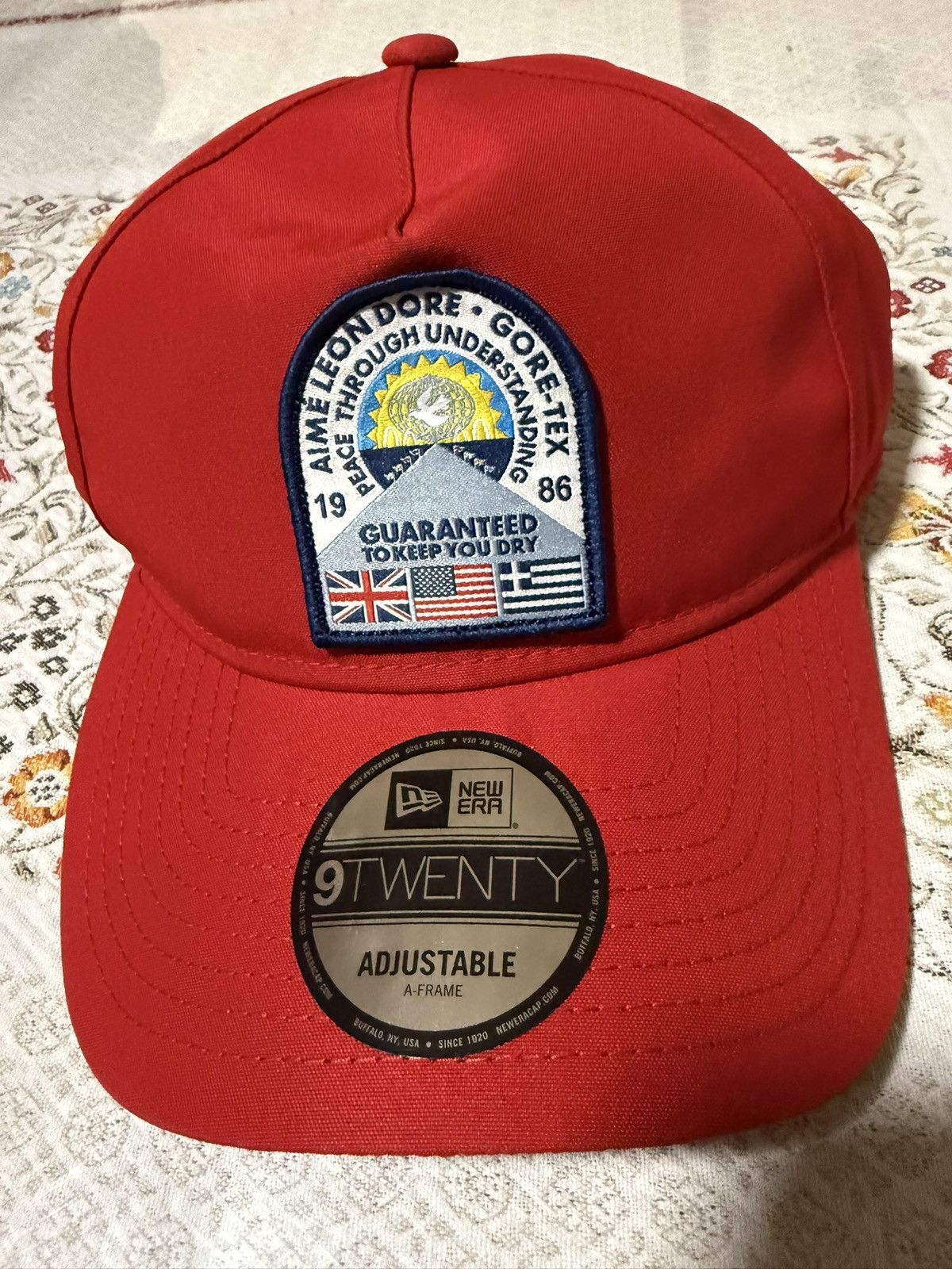 Aime Leon Dore Aime Leon Dore GORE-TEX Offshore Hat Tango Red Waterproof Size ONE SIZE - 5 Thumbnail