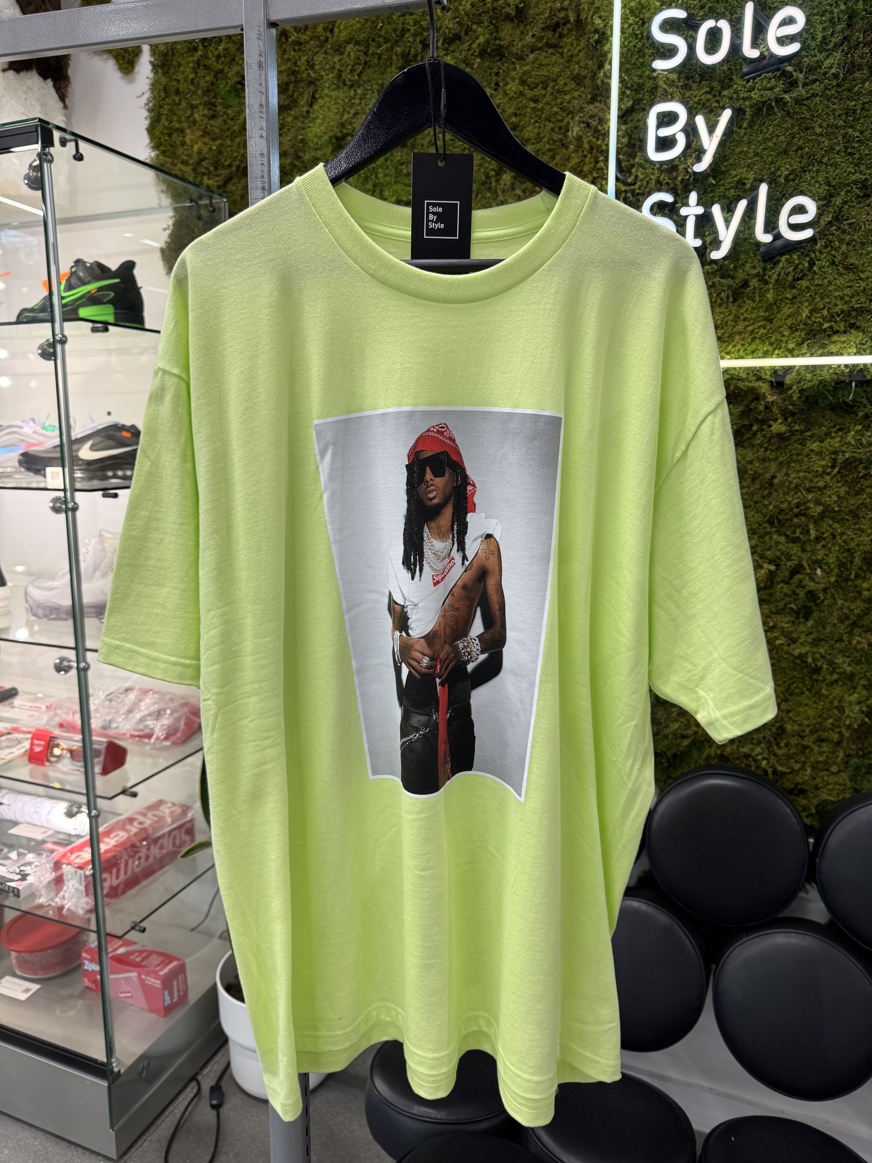 Supreme Supreme Playboi Carti tee (Pale green large) | Grailed