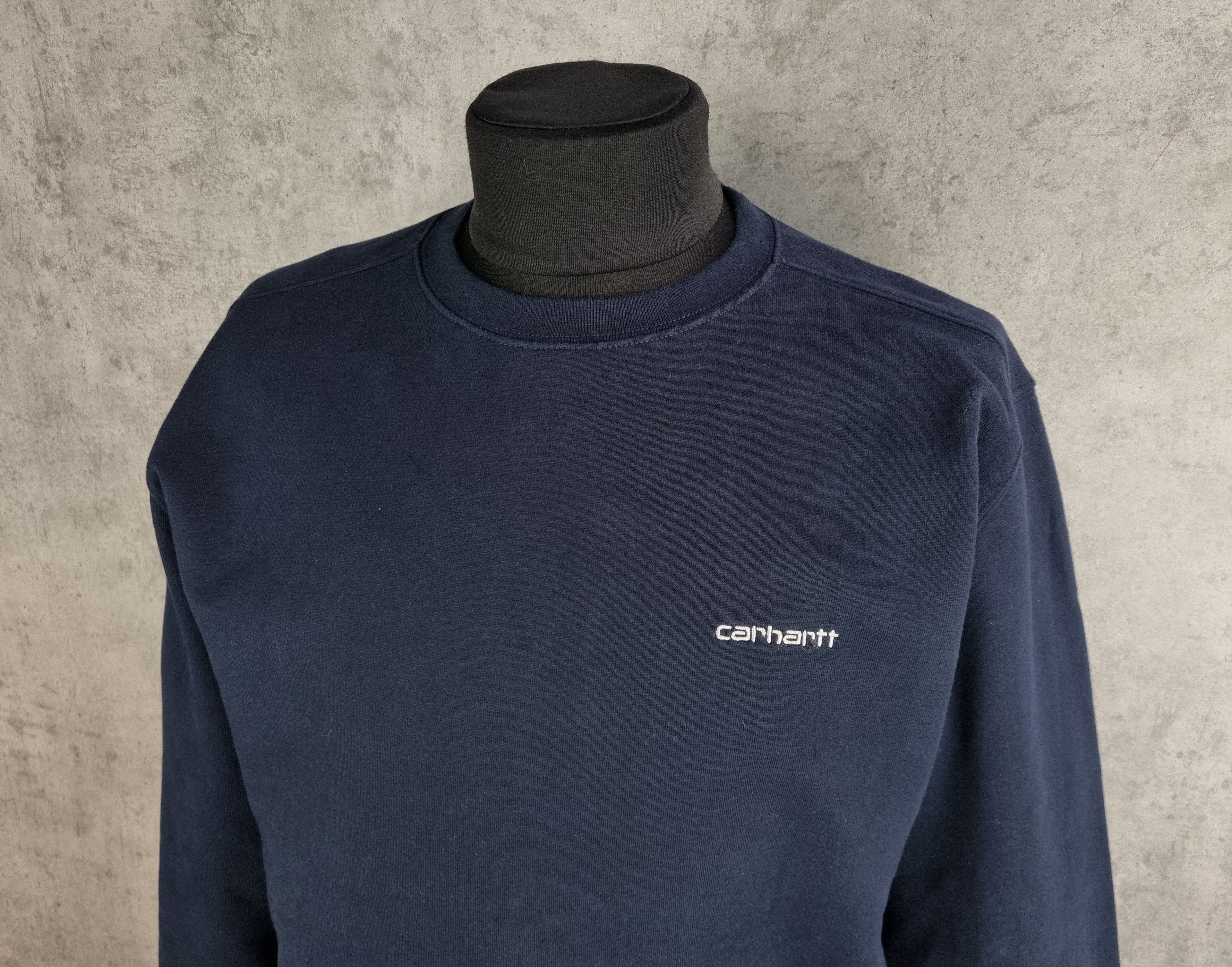 Carhartt × Carhartt Wip CARHARTT Navy Sweatshirt Size US L / EU 52-54 / 3 - 7 Thumbnail