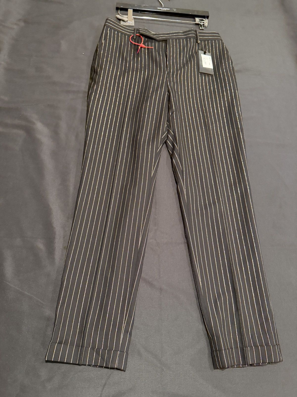 Saint Laurent Paris Saint Laurent gold stripes boot cut pants. 50/34. $1190 Size US 34 / EU 50 - 2 Thumbnail