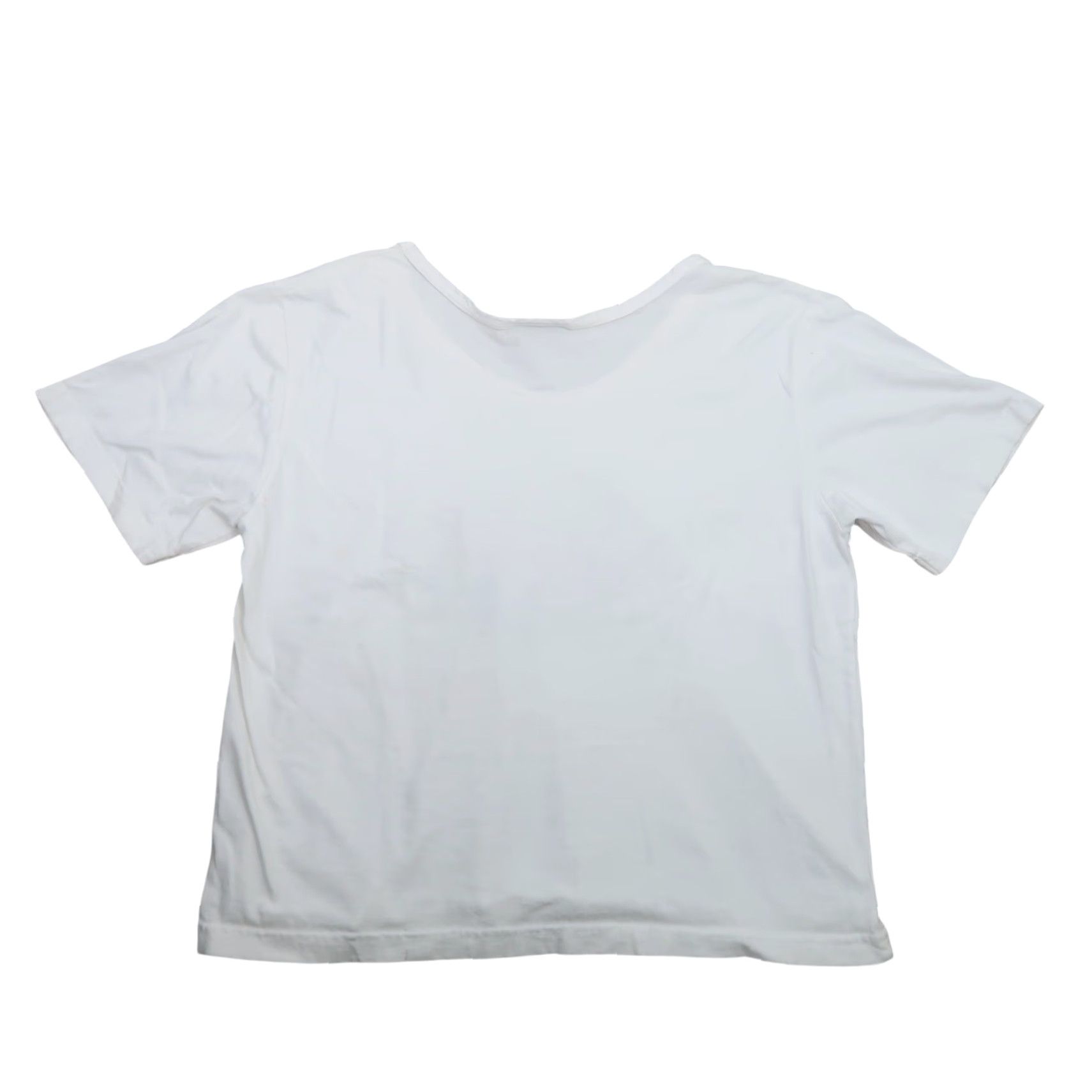 Vintage VINTAGE 90s Soft As A Grape white floral bouquet cropped tee L Womens T-Shirt 100% Cotton Short Sleeve Size L / US 10 / IT 46 - 3 Thumbnail