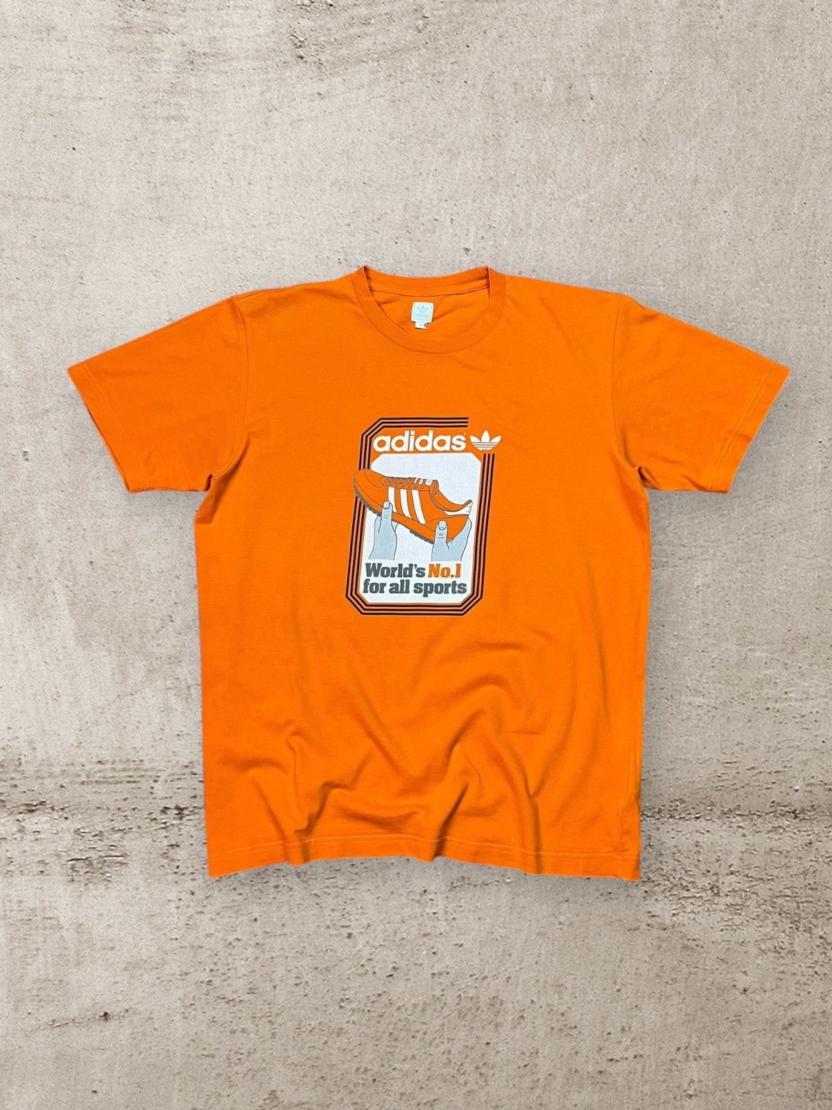 Adidas × Vintage Vintage 00s Adidas Sneakers Head Print T-shirt M Size US M / EU 48-50 / 2 - 1 Thumbnail
