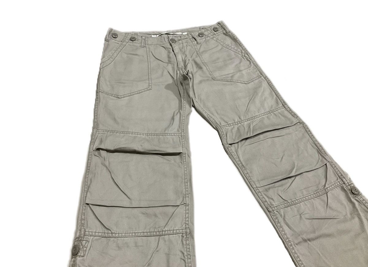 If Six Was Nine × Japanese Brand × Le Grande Bleu (L.G.B.) 🔥Y2K Archived G.O.A. Flared Cargo Pants Military Khaki Size US 30 / EU 46 - 3 Thumbnail