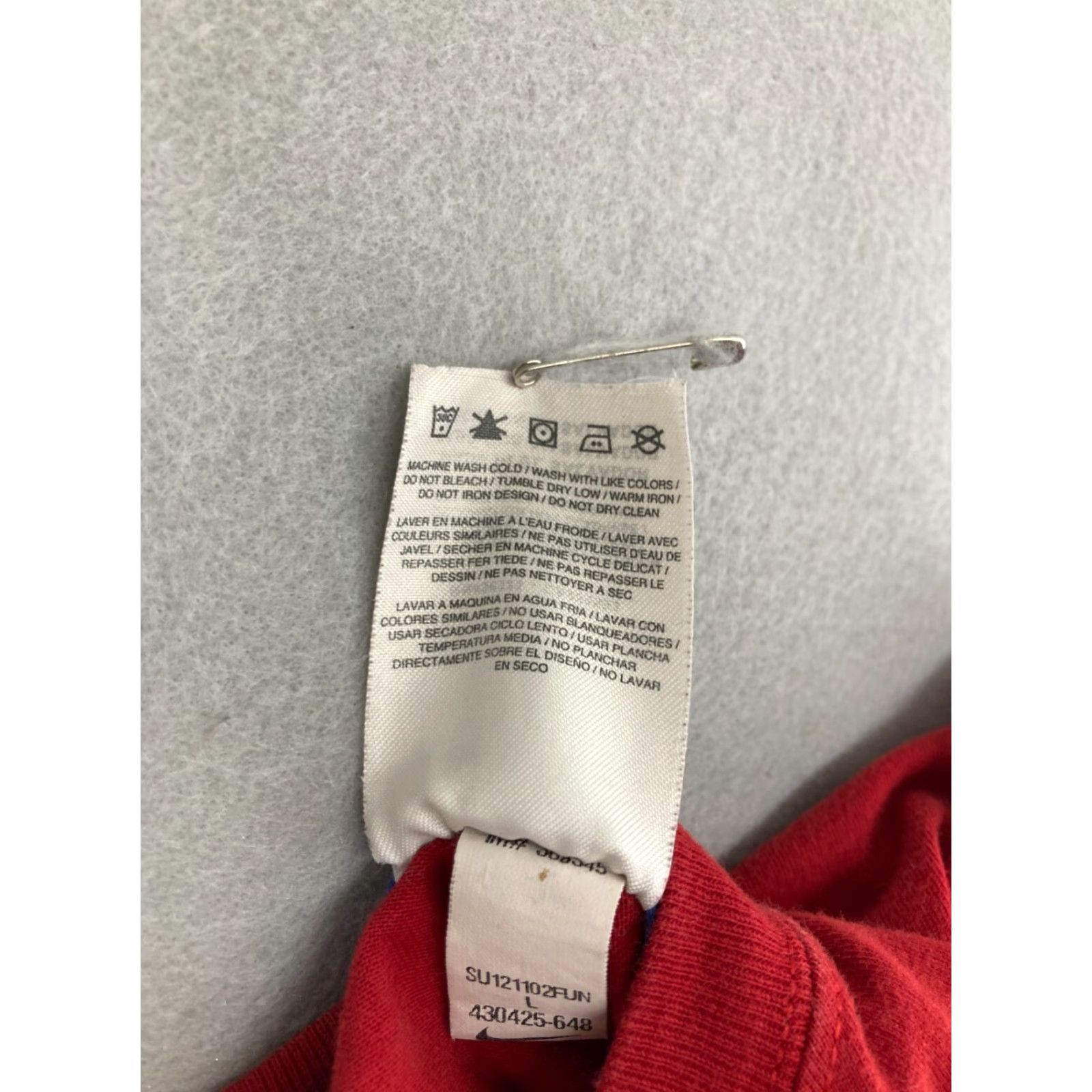 Nike Nike T-Shirt Mens Large Cant stop Red Jersey Crew Neck Sports Nike Air - Adult Large Mens Size US L / EU 52-54 / 3 - 7 Thumbnail