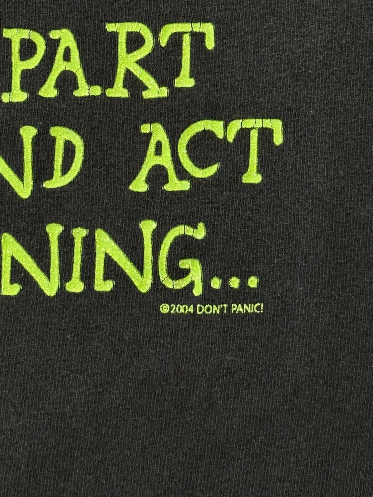 Fruit Of The Loom VTG Don't Panic T-shirt 2004 This is the part Tee L Size US L / EU 52-54 / 3 - 5 Thumbnail
