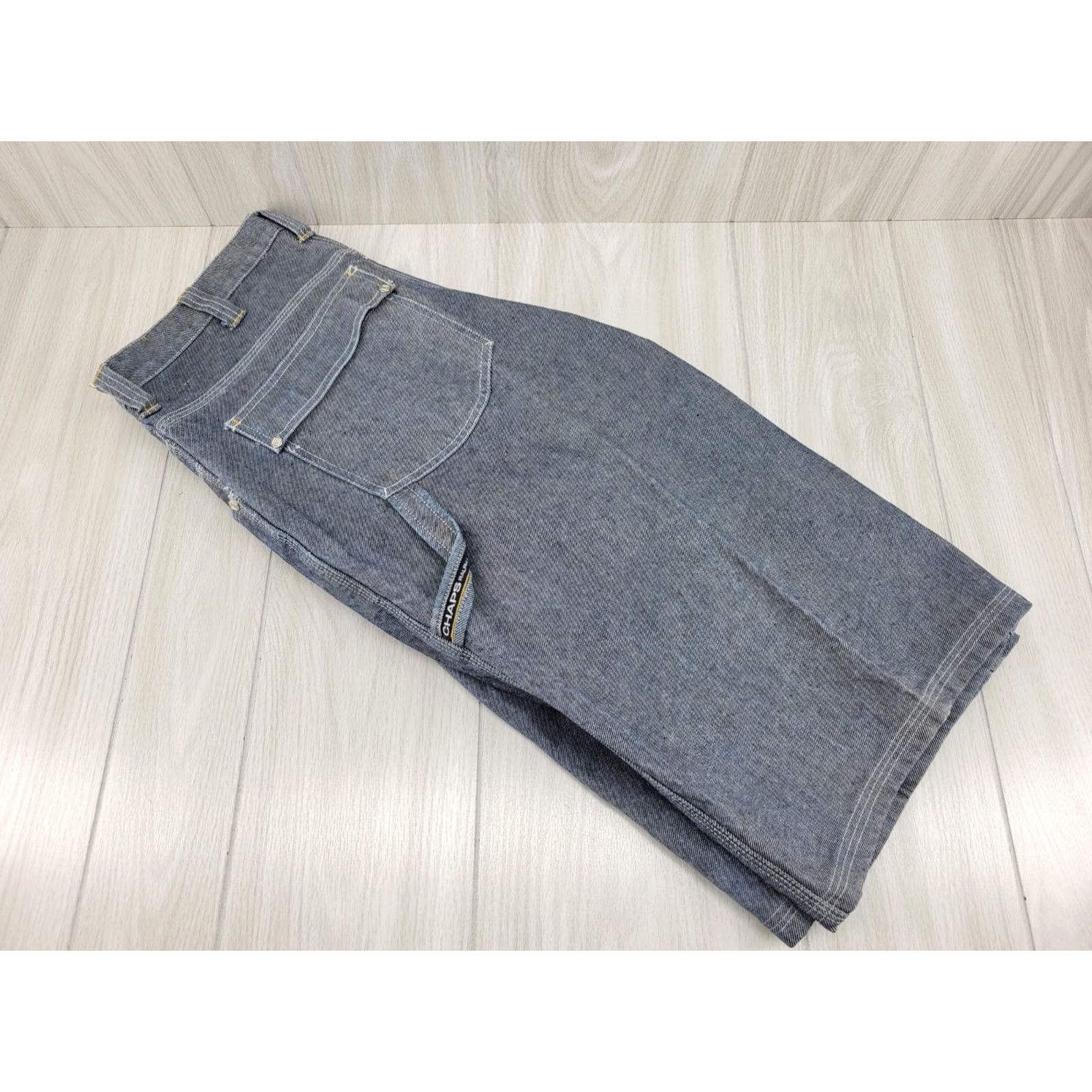 Ralph Lauren VINTAGE Ralph Lauren CHAPS Carpenter Denim Shorts Mens 36 Baggy 90s Hammer Loop Casual blue 1990s Mens Size US 36 / EU 52 - 4 Thumbnail