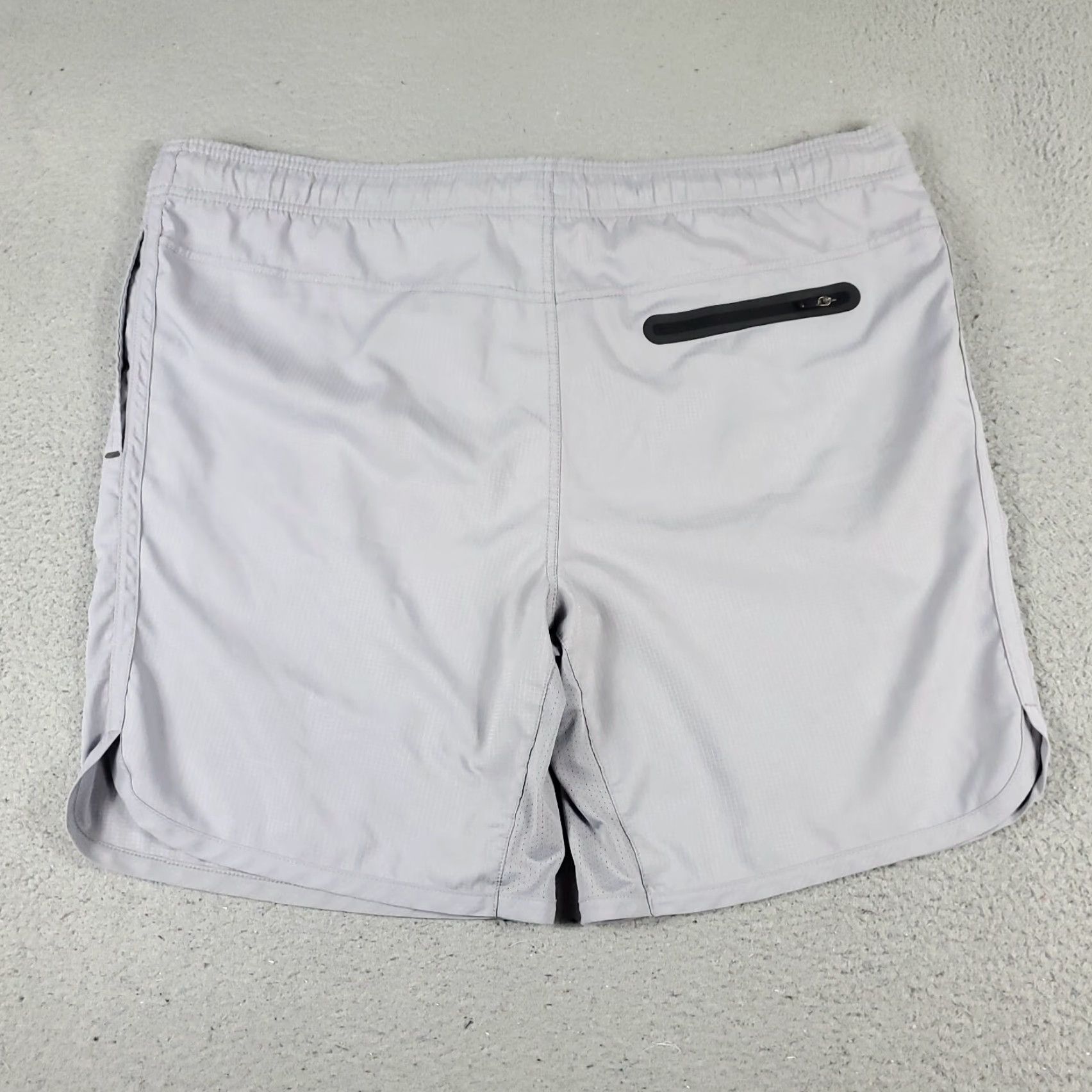 Reebok Reebok Shorts Mens Large Gray Beach Swim Trunks Board Shorts Camouflage Polyester Blend Pockets Drawstring L Mens Size US 33 - 7 Thumbnail
