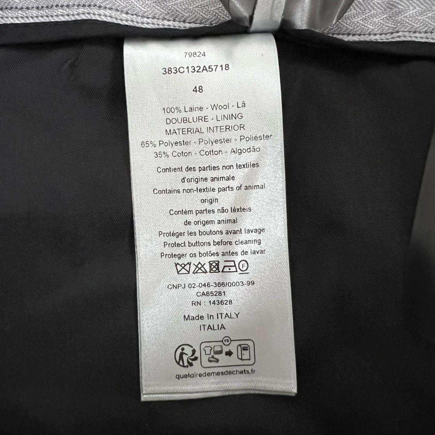 Dior Dior Gray Striped Casual Shorts Size US 32 / EU 48 - 5 Thumbnail