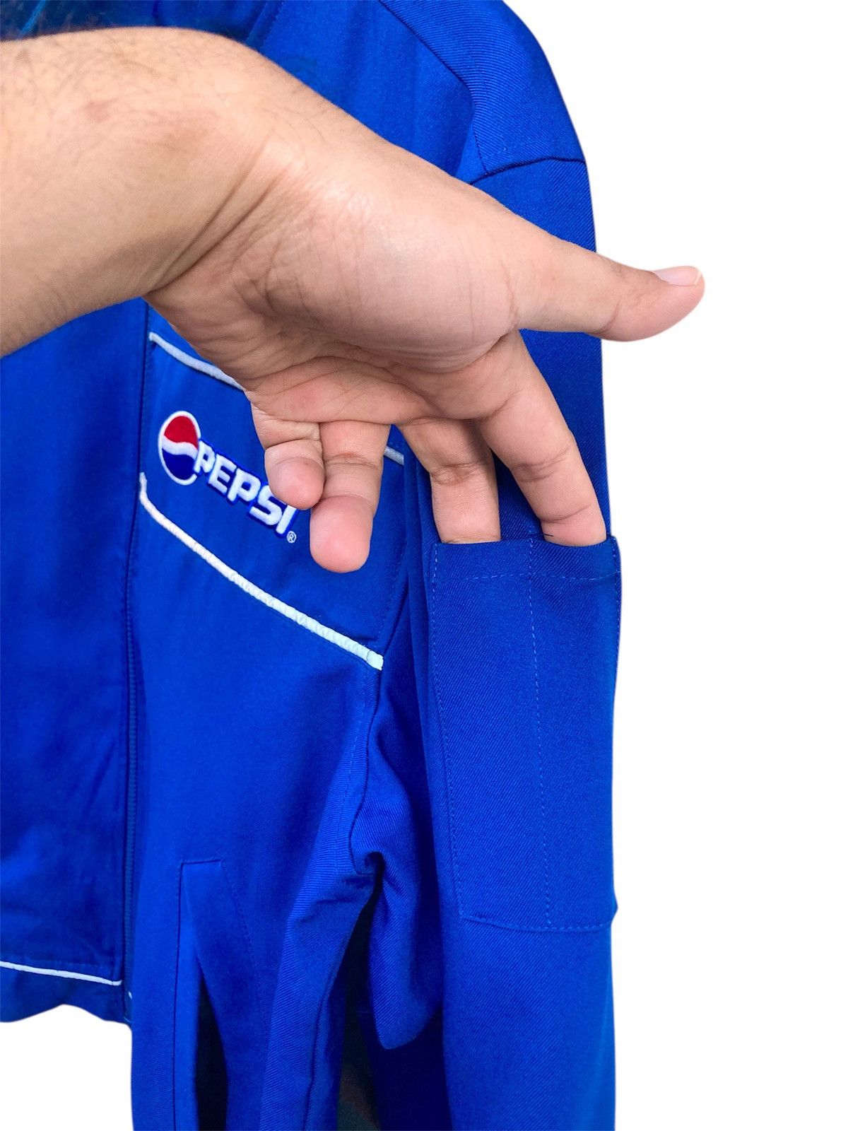 Pepsi Vintage Pepsi Workwear Zipper Jacket Size US L / EU 52-54 / 3 - 5 Thumbnail
