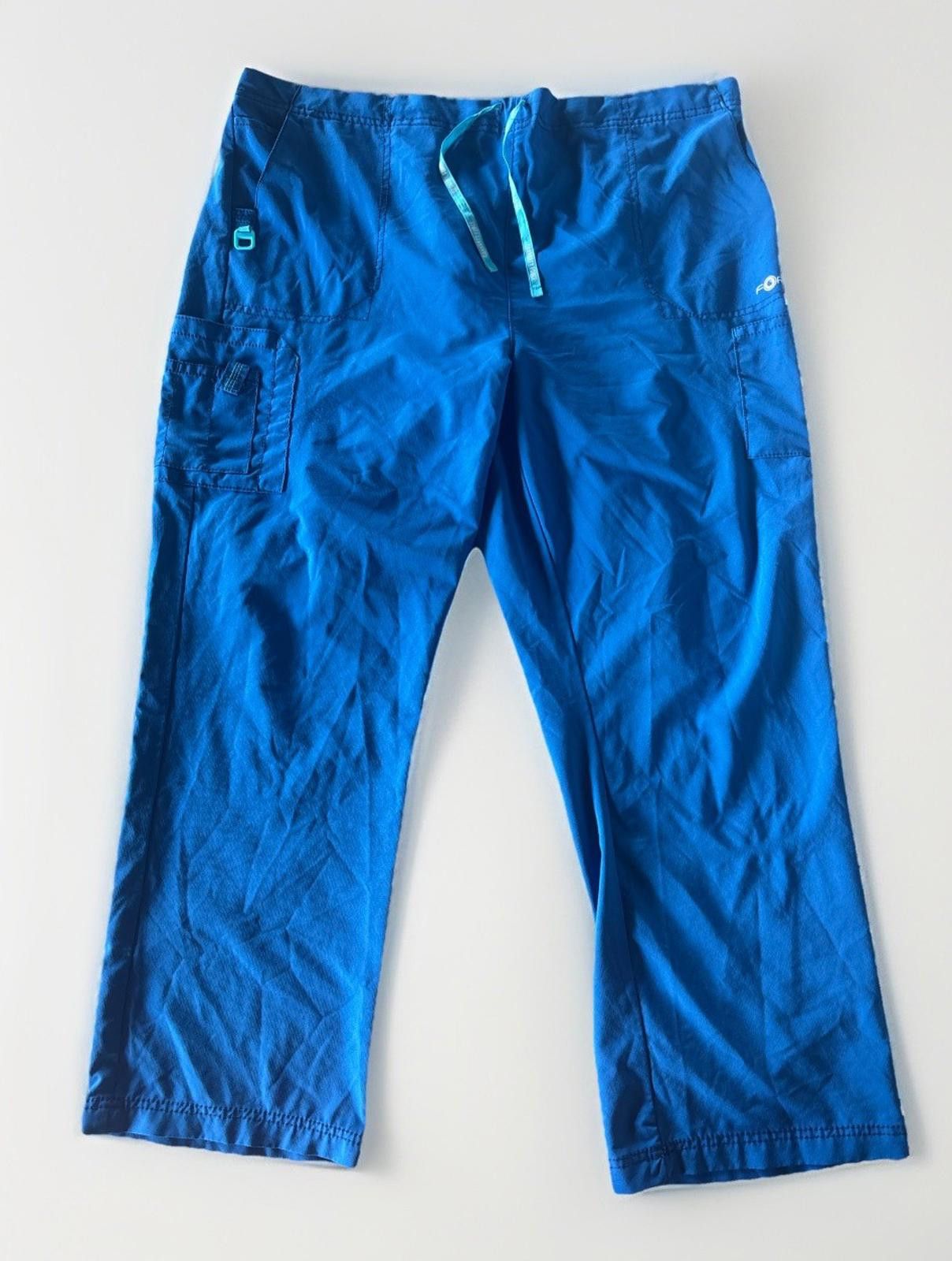 Carhartt Carhartt Women’s Force Blue Scrub Pants size 2XL Size ONE SIZE - 1 Thumbnail