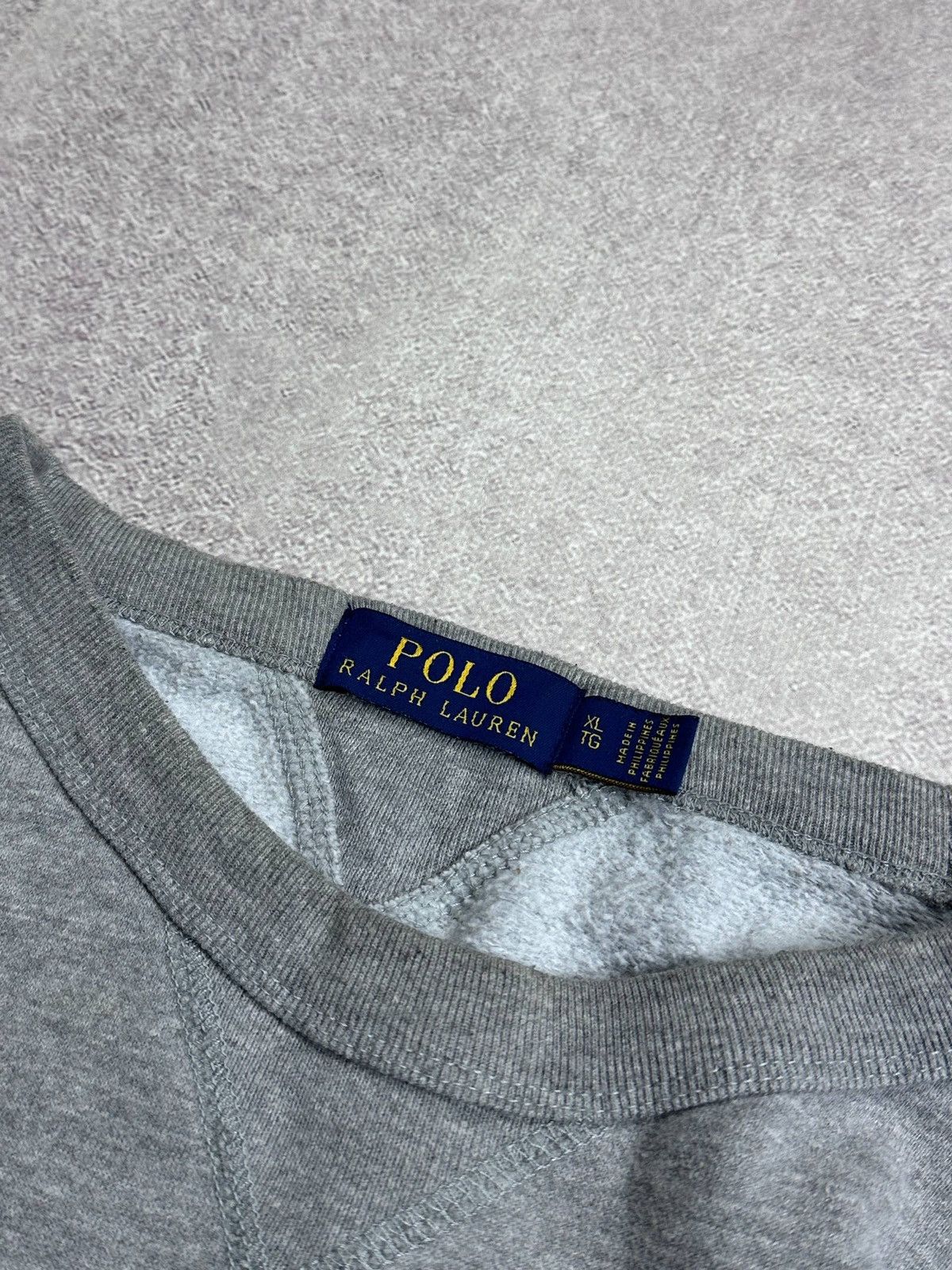 Polo Ralph Lauren Vintage Polo Ralph Lauren Grey Boxy Sweatshirt Y2K XL Size US XL / EU 56 / 4 - 5 Thumbnail