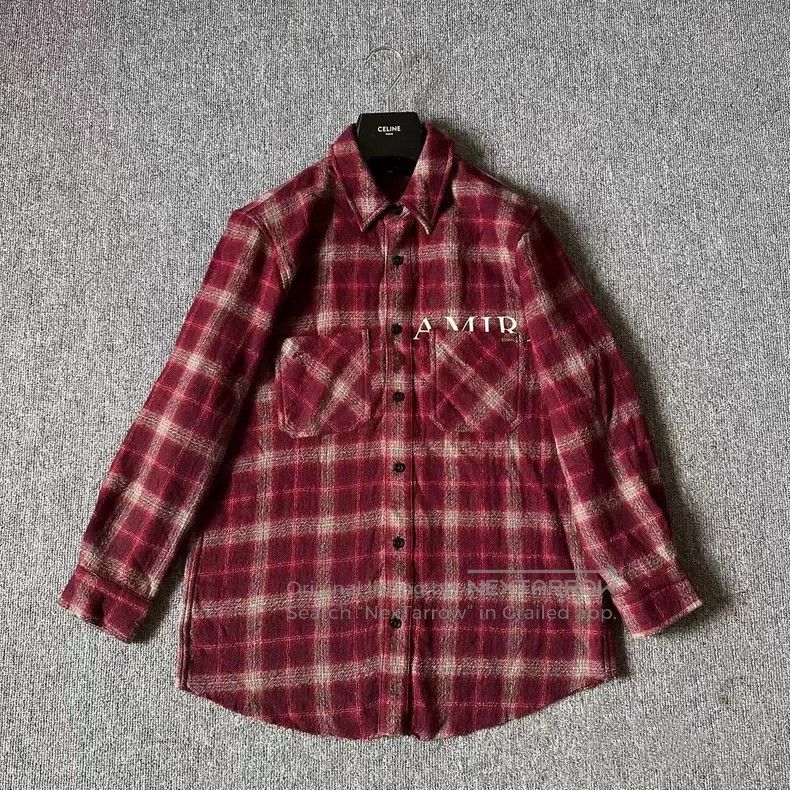 Amiri Amiri Woolen Shirt Jacket Size US S / EU 44-46 / 1 - 1 Thumbnail