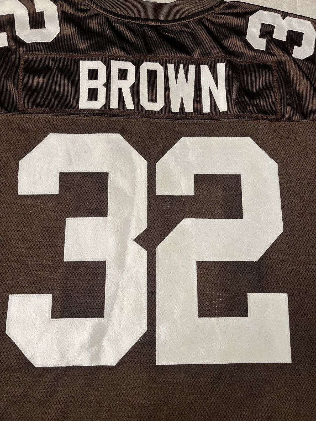 Reebok Reebok NFL Cleveland Brown Jim Brown Stitched Pro Cut Jersey Size US XL / EU 56 / 4 - 6 Thumbnail