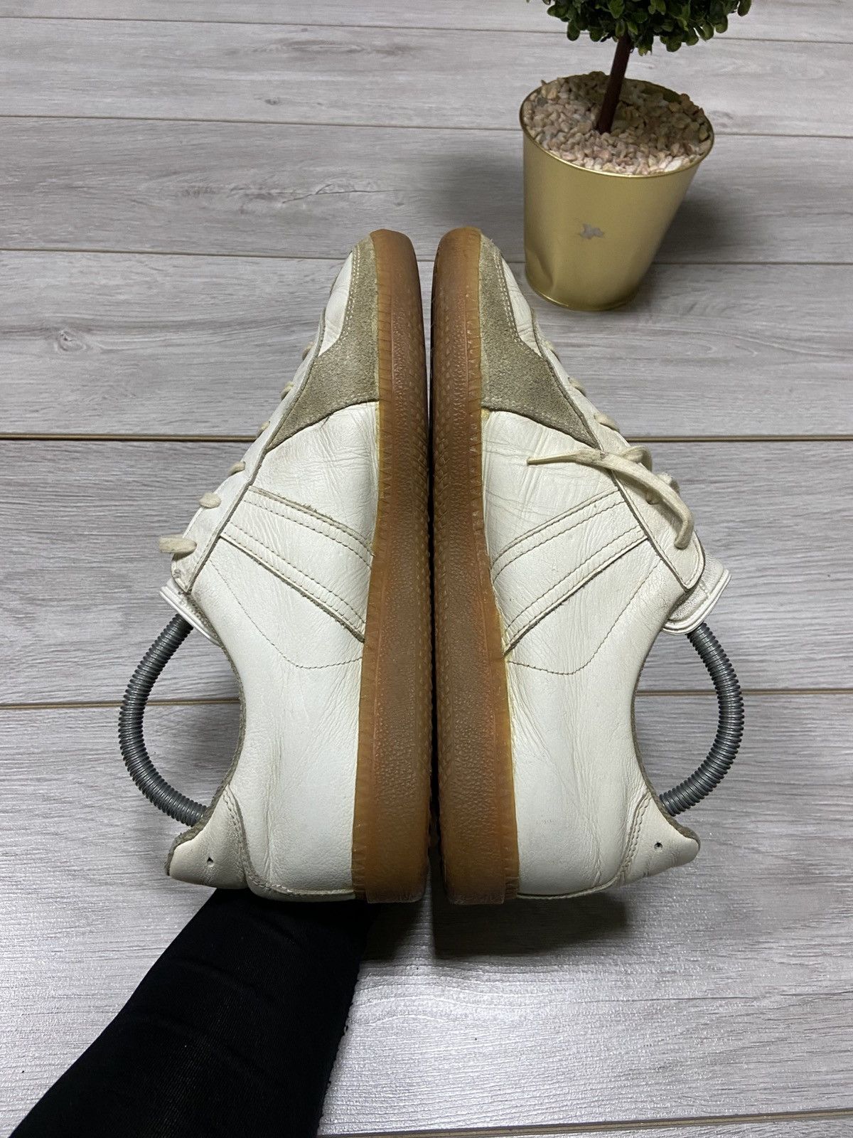 Vintage BW-sport 265 Maison Margiela style vintage leather trainers Size US 8 / EU 41 - 9 Thumbnail