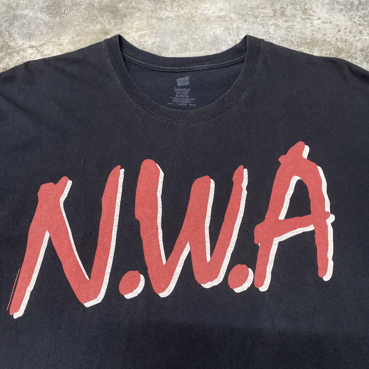 Band Tees Vintage N.W.A Straight Outta Compton T Shirt Size US XL / EU 56 / 4 - 5 Thumbnail