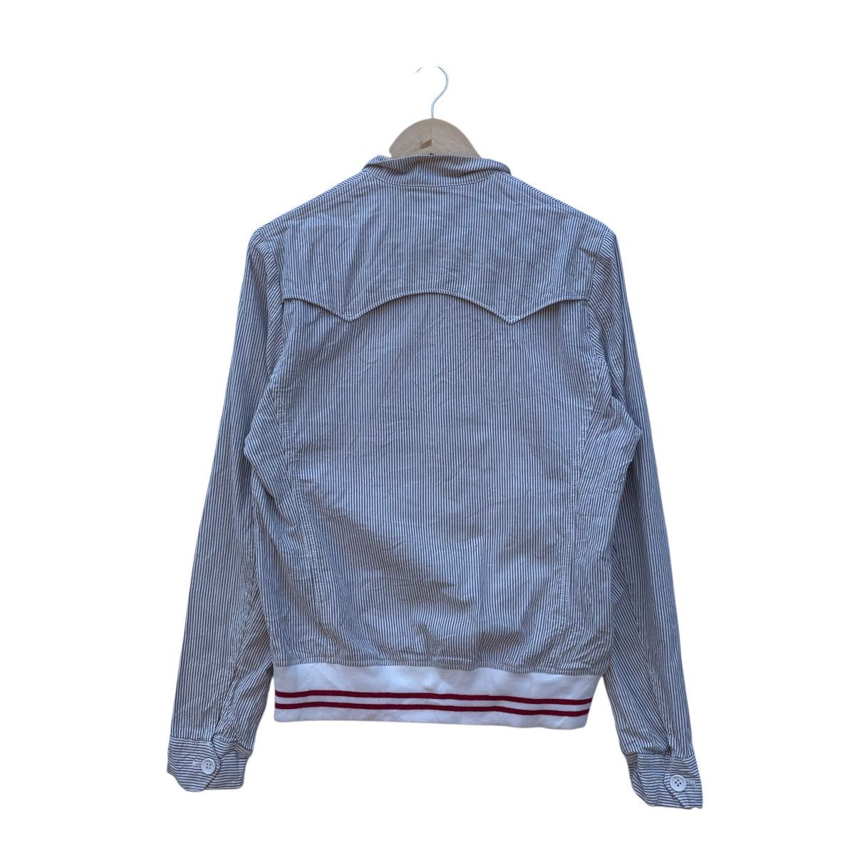 45rpm 💥Japanese Brand Takeo Kikuchi Hikory Stripe Down Jacket Size US M / EU 48-50 / 2 - 2 Thumbnail