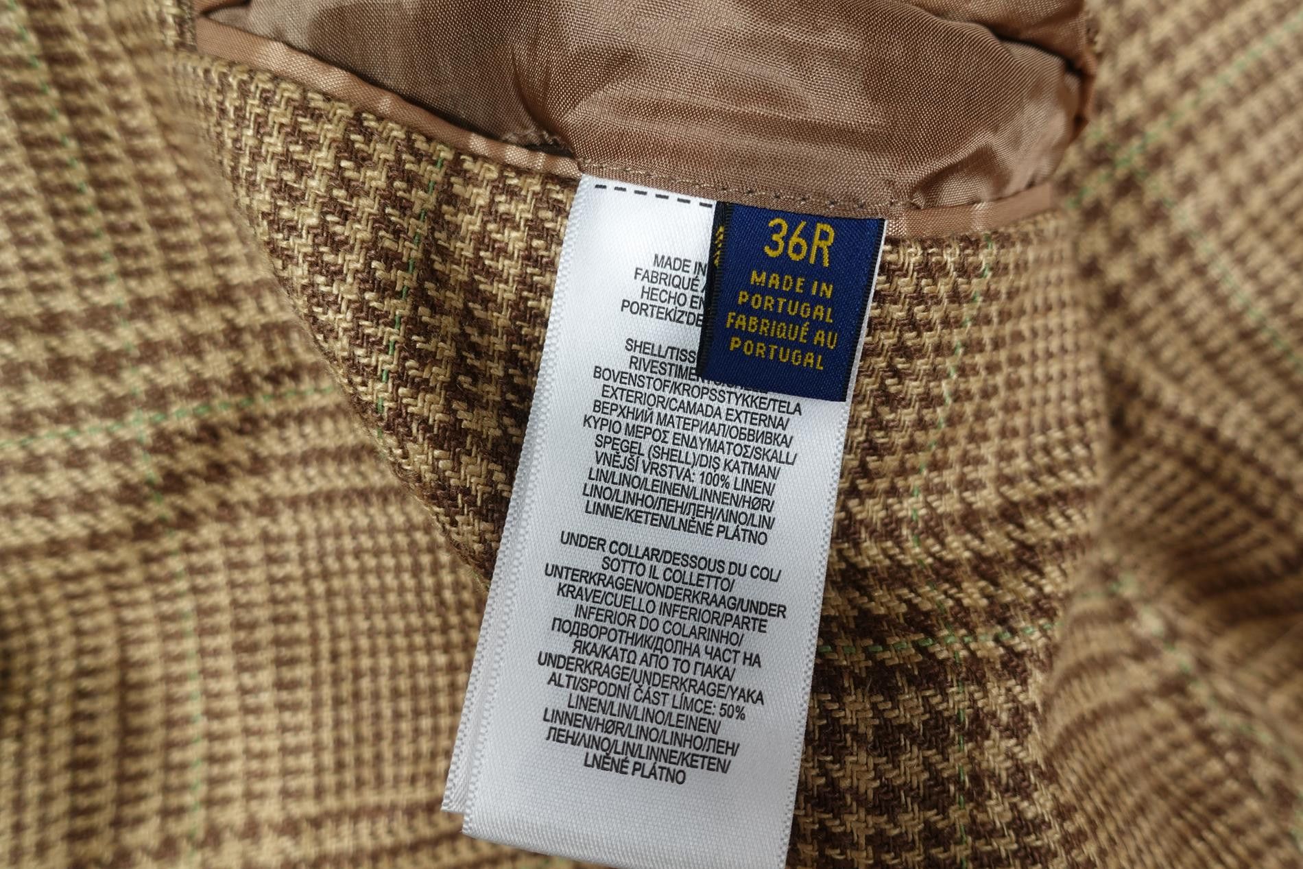 Polo Ralph Lauren Polo Ralph Lauren Blazer Jacket Coat Herringbone Brown 36 Size 36R - 4 Thumbnail