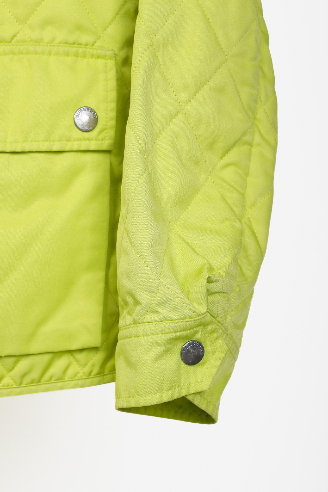 Burberry Burberry Neon Yellow Quilted Short Jacket Size M / US 6-8 / IT 42-44 - 5 Thumbnail