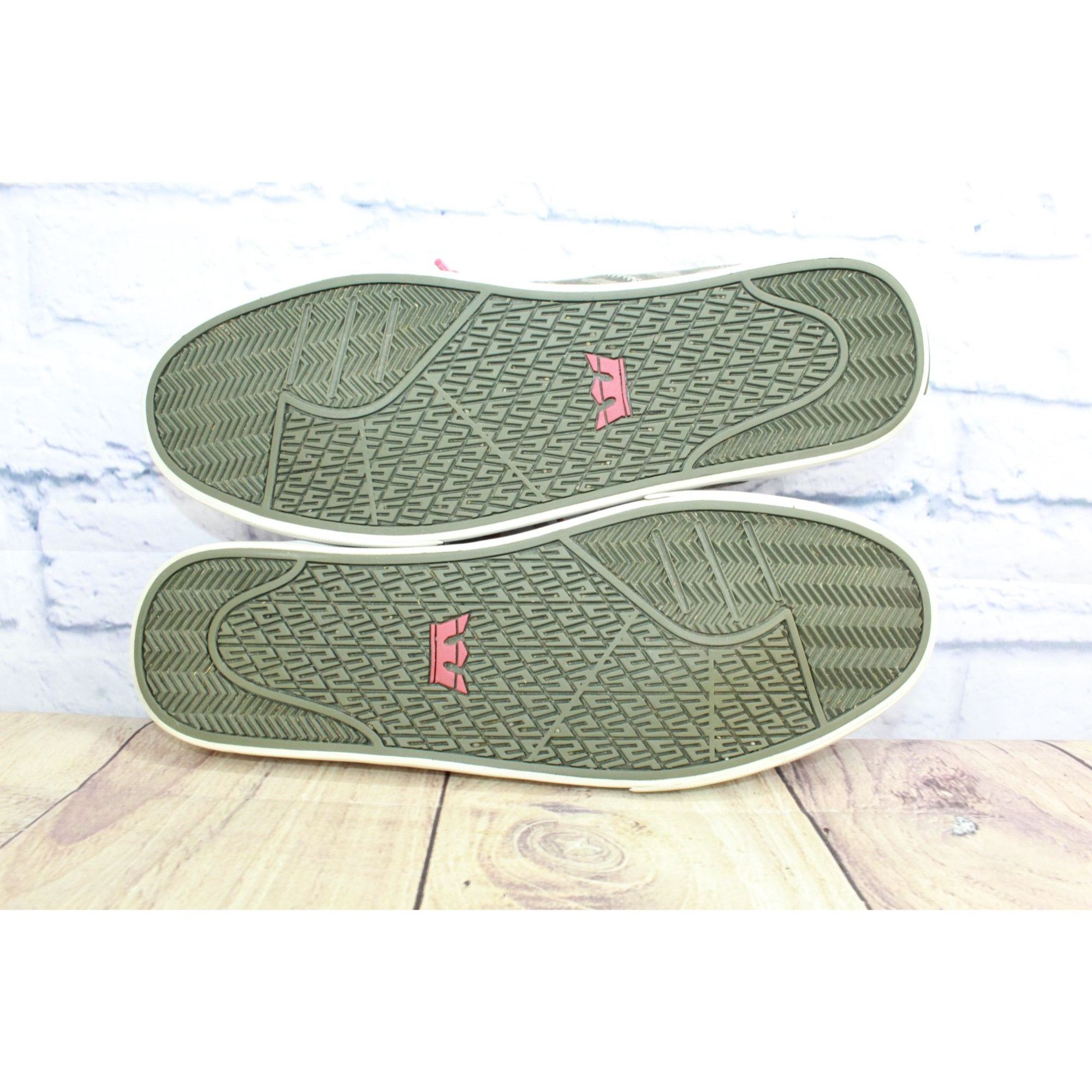 Supra Supra Camo Canvas Skate Shoes Green Red Size US 13 / EU 46 - 9 Thumbnail