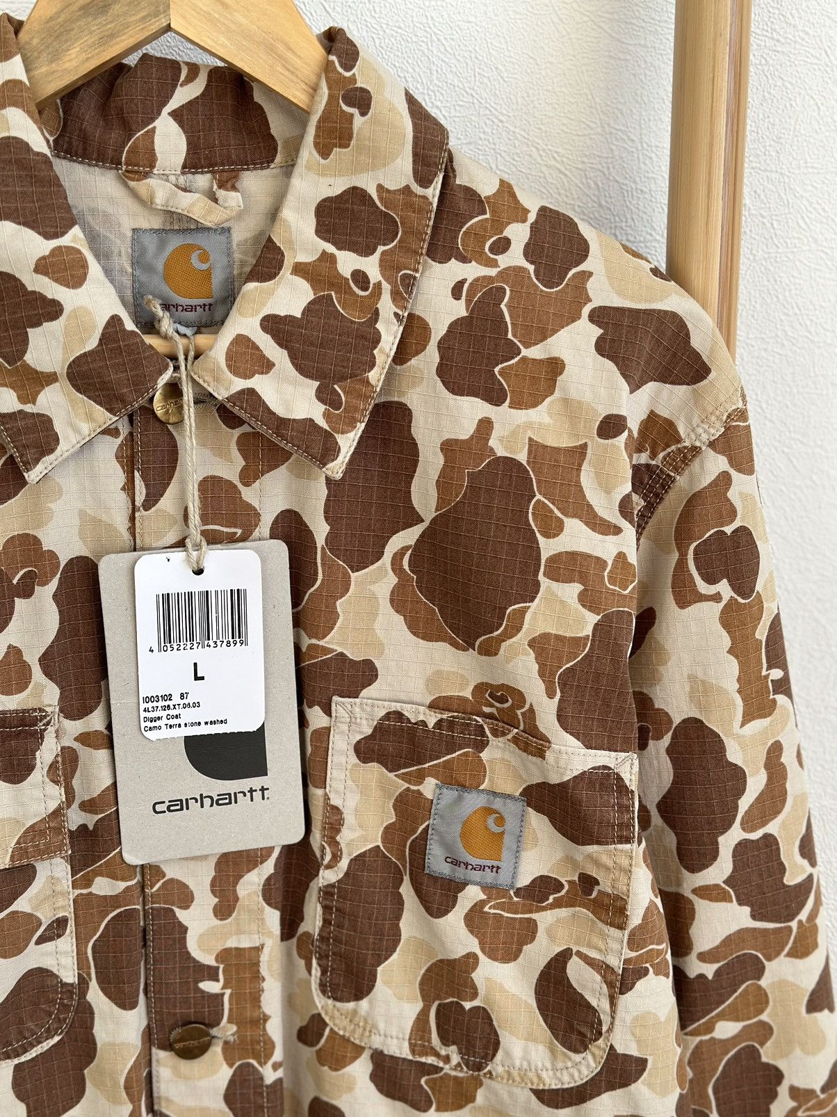 Carhartt Carhartt Digger Coat Camo Terra stone washed Size US L / EU 52-54 / 3 - 2 Thumbnail