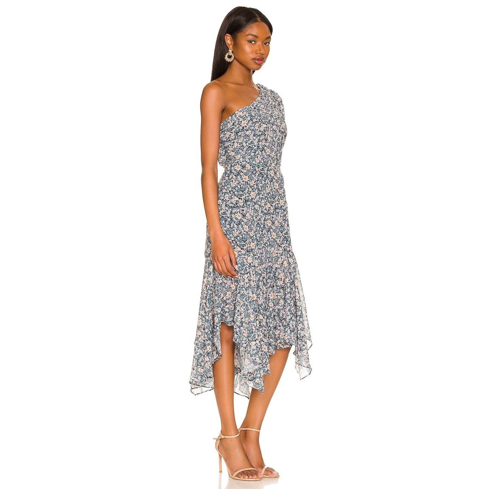 ASTR The Label Astr the label off shoulder dress flower print medium Size M / US 6-8 / IT 42-44 - 5 Thumbnail
