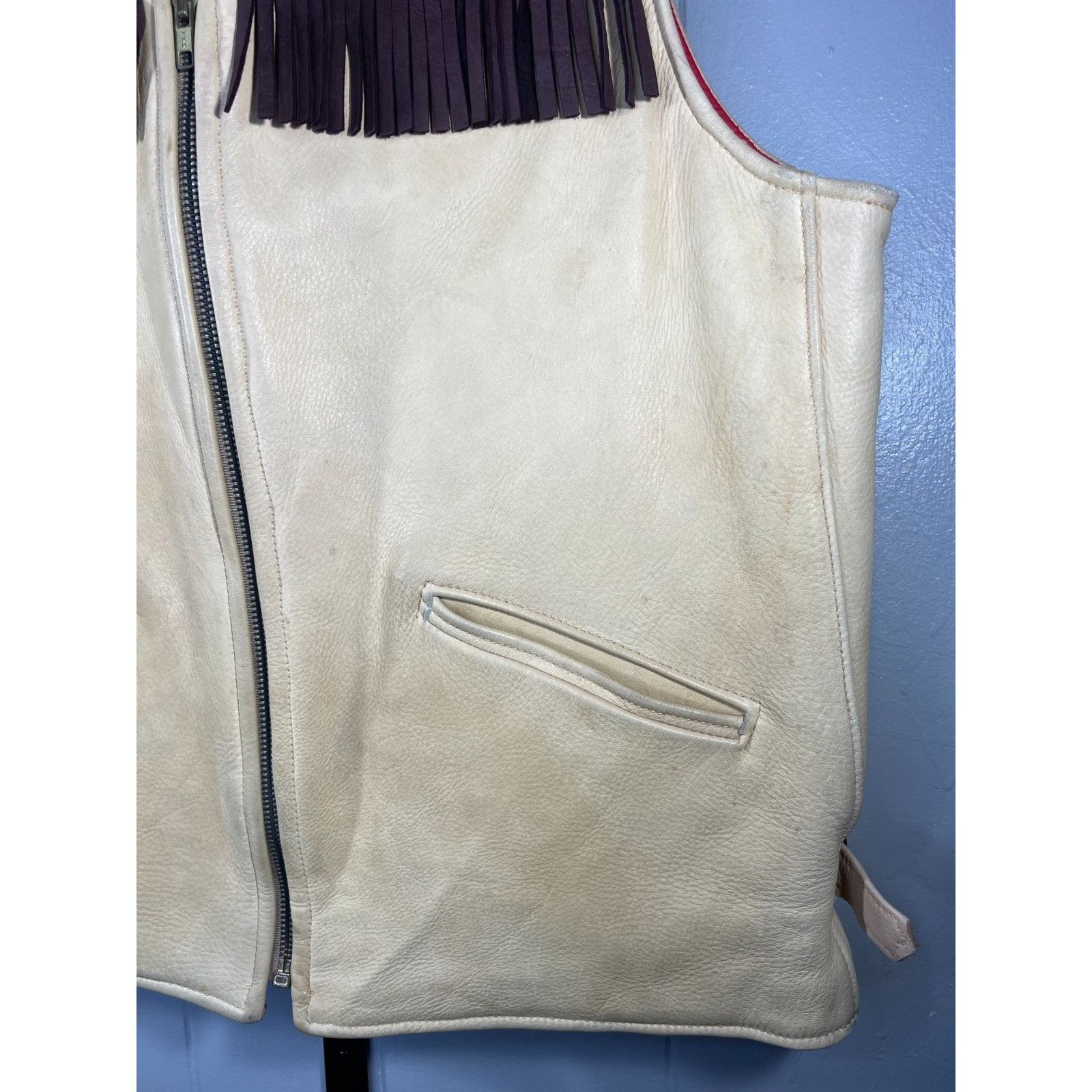 Other Vintage 70s Uber Owatonna Fringe Natural Buck Deer Skin West Size US M / EU 48-50 / 2 - 8 Thumbnail
