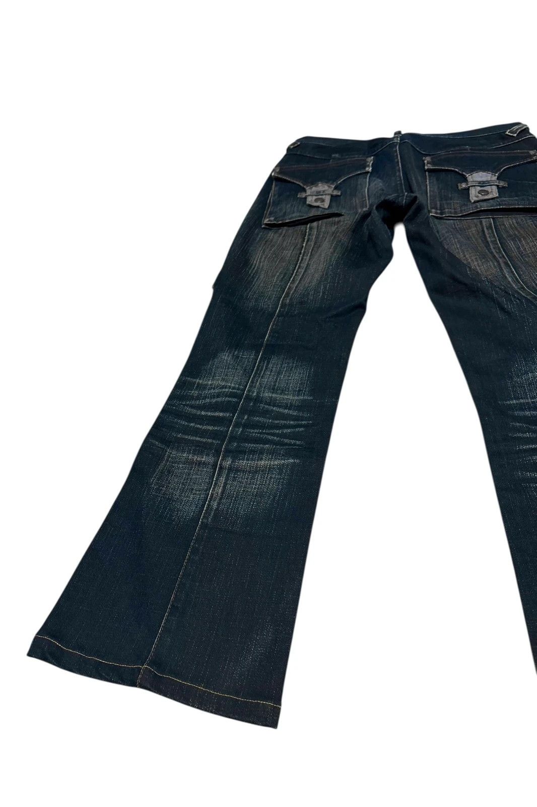 Nicole Club Nicole Club blue claw mark detailed multi pocket denim jeans Size US 29 - 7 Thumbnail