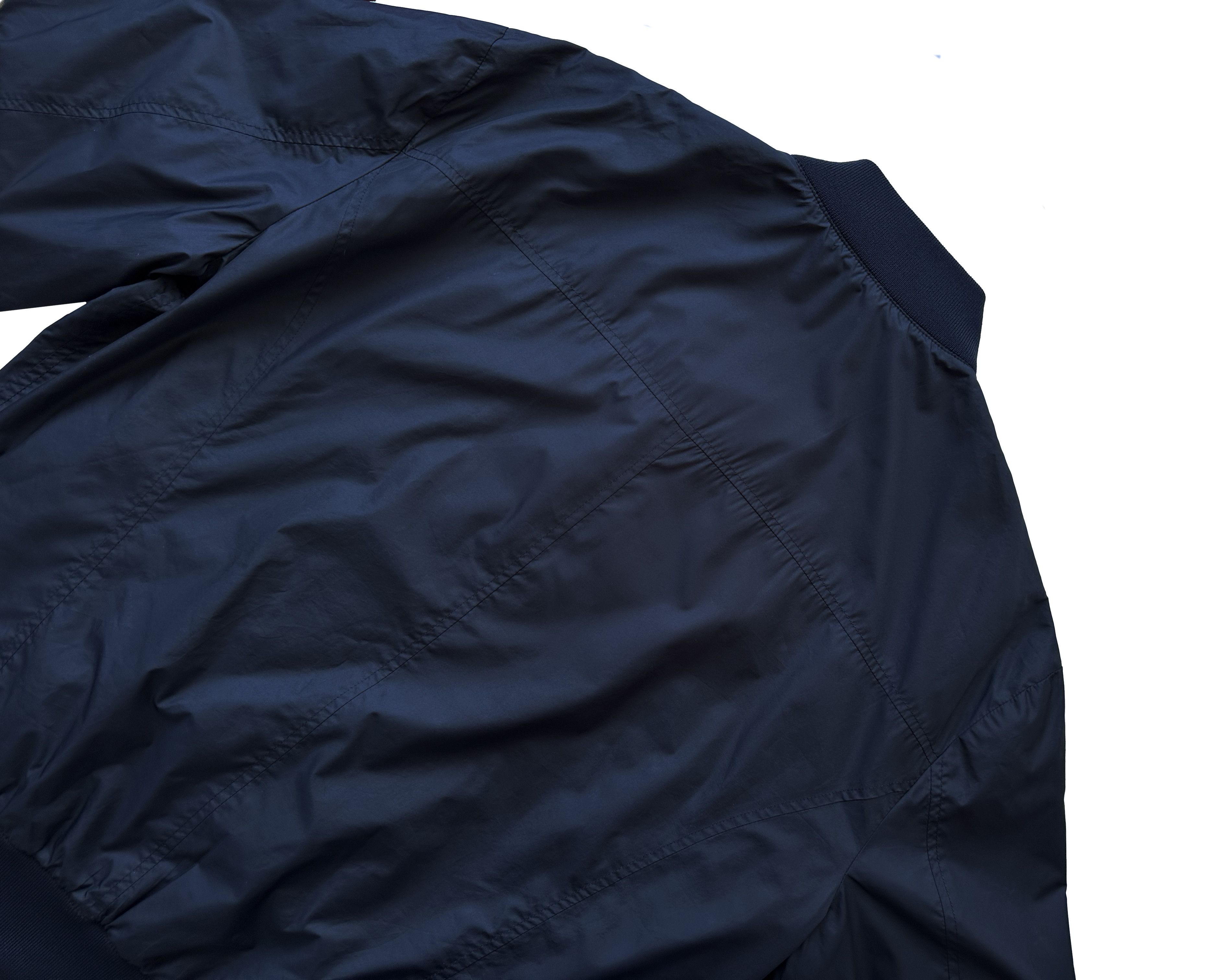 Versace Versace Collection Navy nylon bomber jacket Size US L / EU 52-54 / 3 - 9 Thumbnail