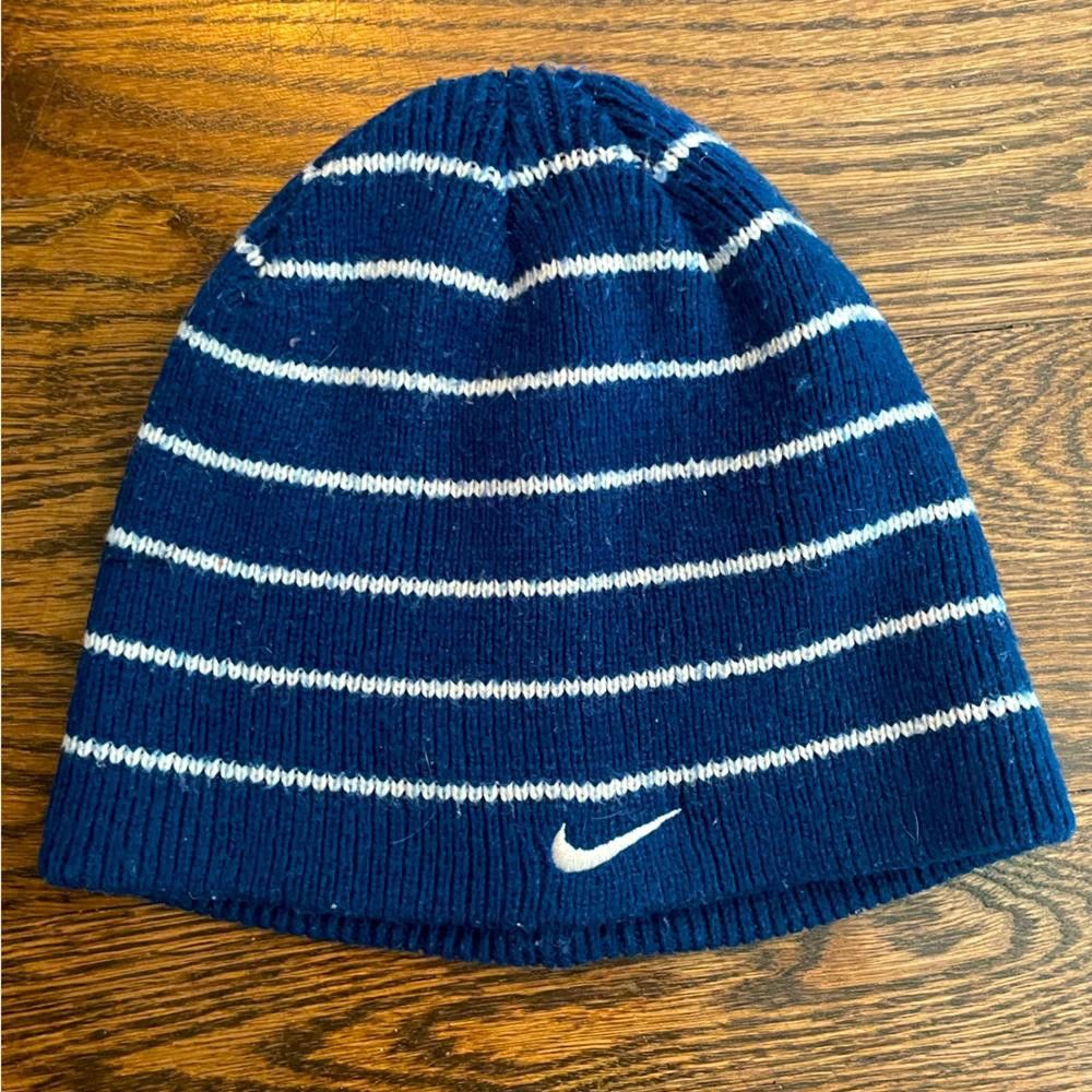 Designer VTG Youth Nike Beanie Hat Size ONE SIZE - 2 Thumbnail