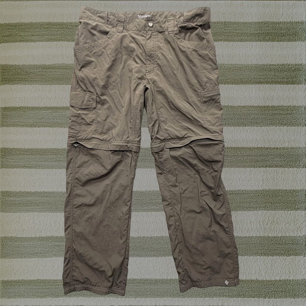 Columbia Pants Men 38x30 Brown Jogger Omni-Wick Convertible Lightweight Measured, Men's