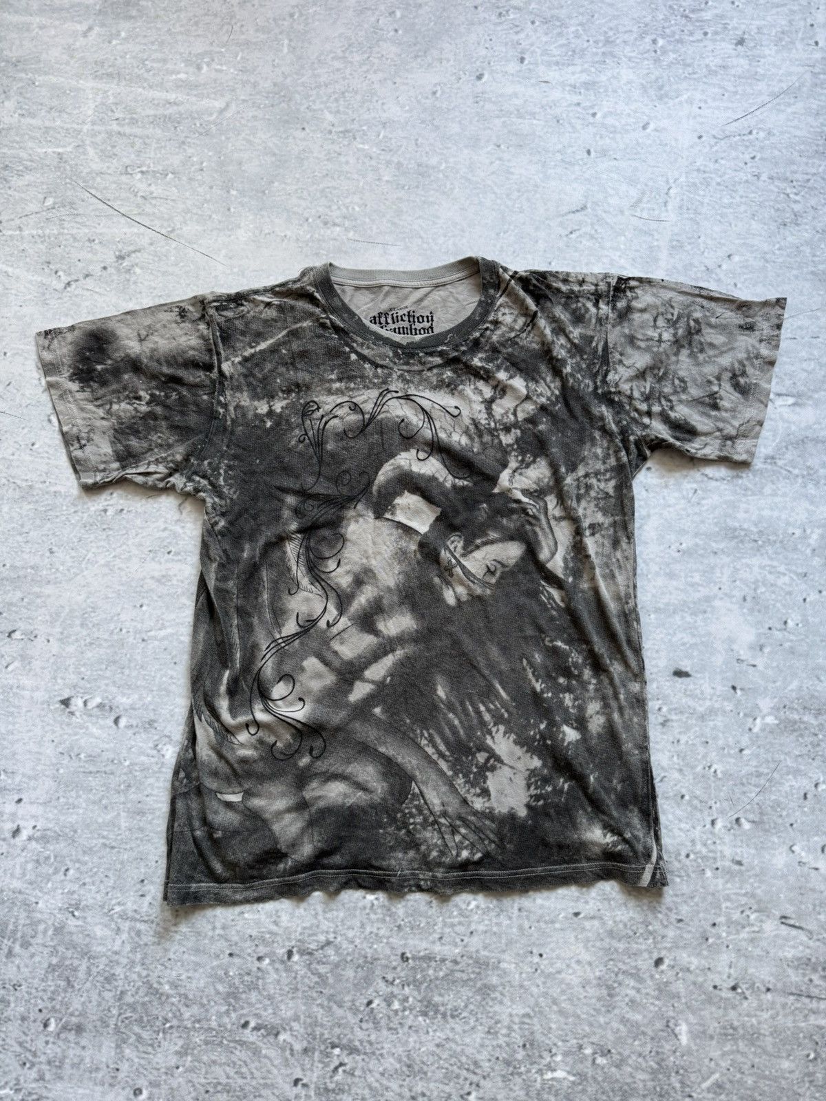 Affliction × Vintage 🔥🔥Vintage Affliction tee big logo full print Y2K Size US XL / EU 56 / 4 - 1 Thumbnail