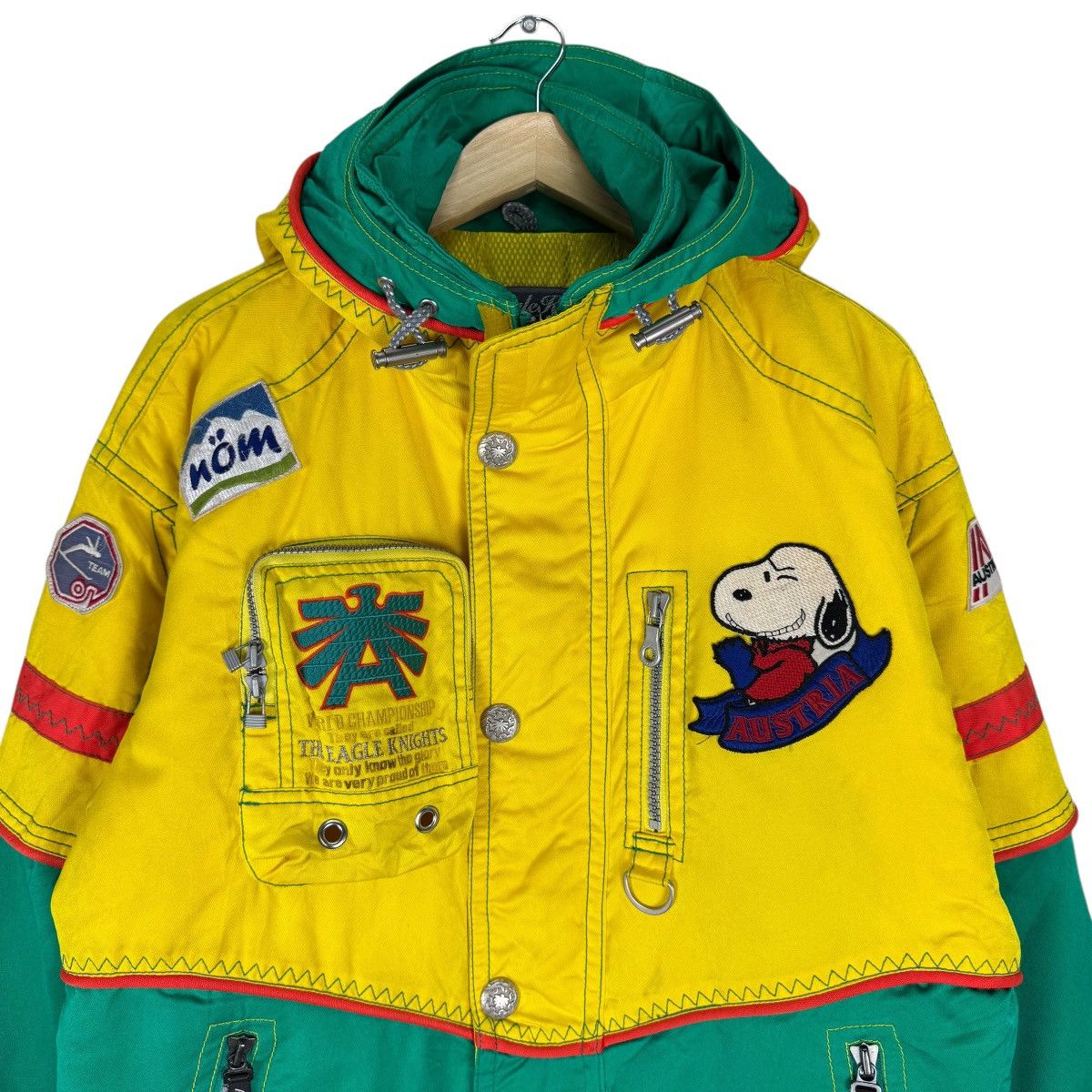 Goldwin SNOOPY AUSTRIA HOODIE JOE COOL SKI JACKET Size US S / EU 44-46 / 1 - 3 Thumbnail