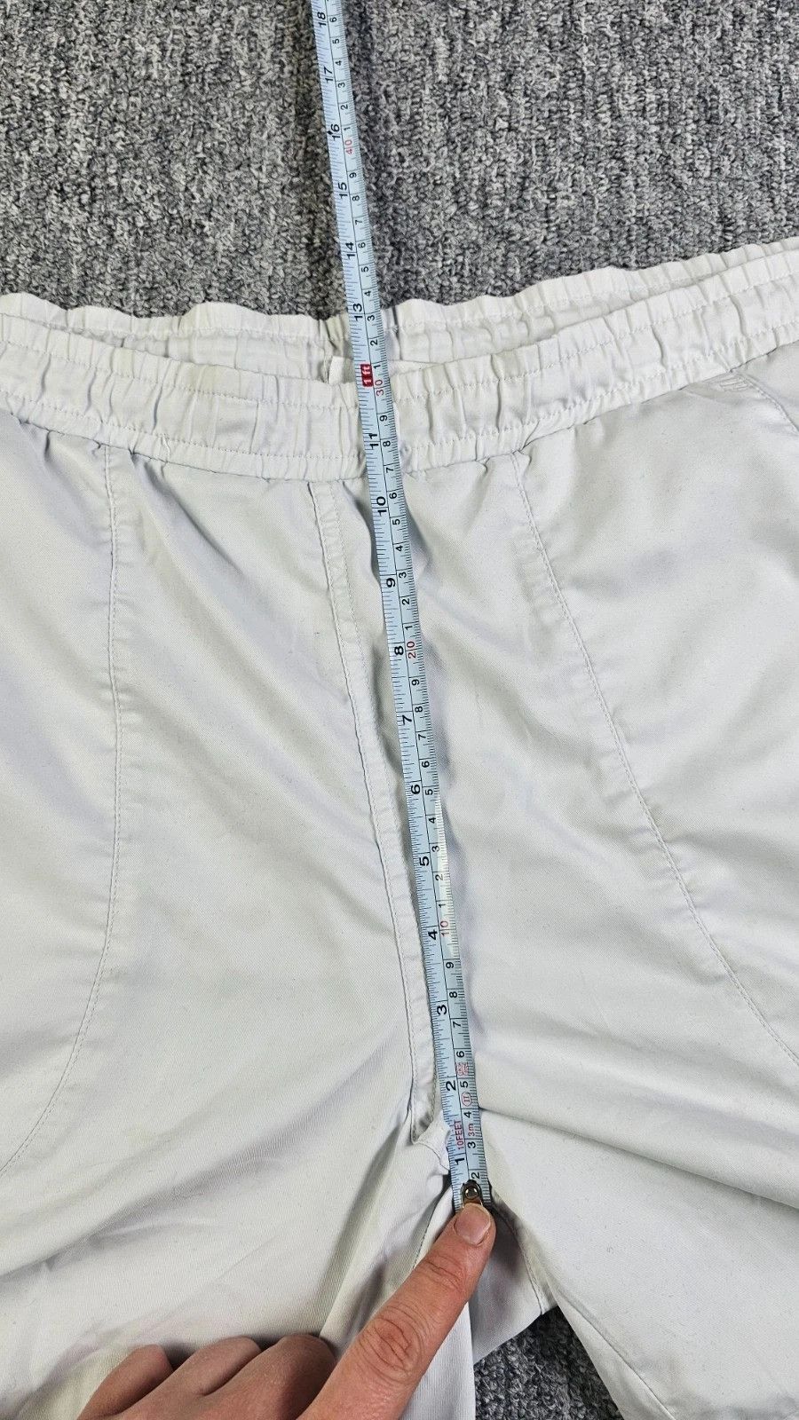 Adidas Adidas Vintage 90s Nylon Athletic Shorts Gray 3 Stripe XL Size US 39 - 13 Thumbnail