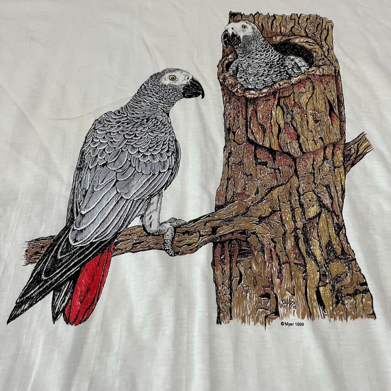 Vintage Vintage African Gray Parrot Size US XXL / EU 58 / 5 - 3 Thumbnail