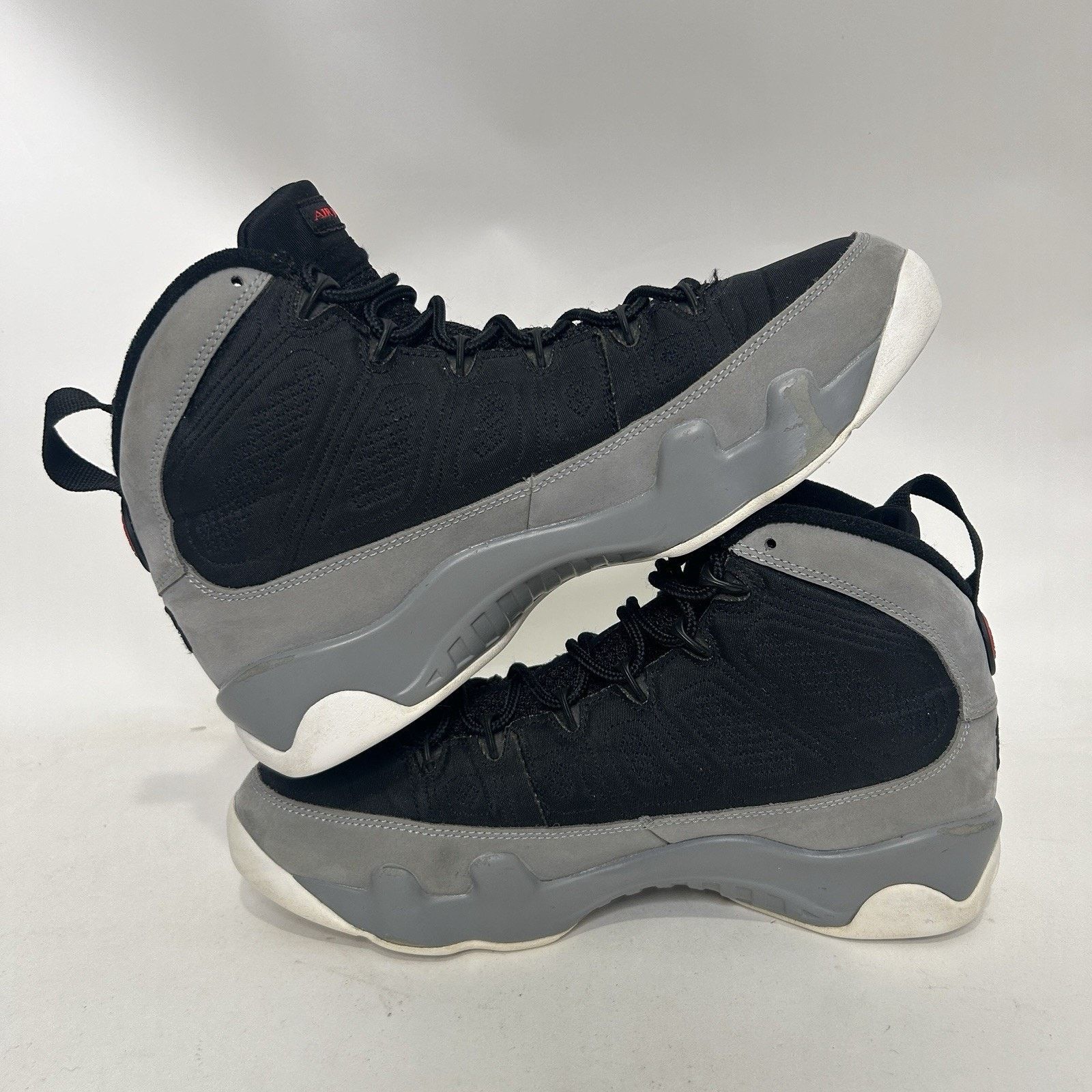 Jordan Brand Nike Air Jordan 9 Retro “Particle Grey/Black/Red” CT8019-060 Size US 9 / EU 42 - 3 Thumbnail