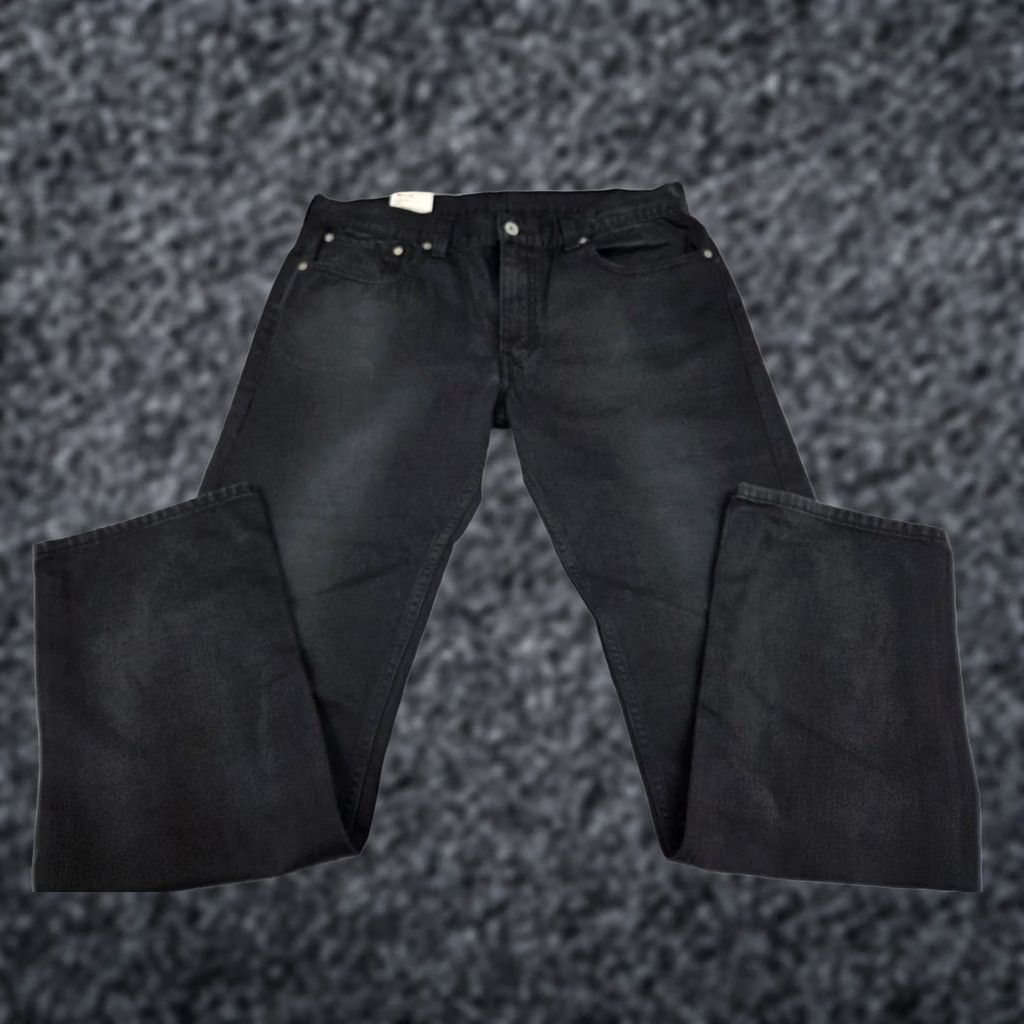 Levi's VINTAGE: NWT Levis 511 Skinny Jeans Mens 38/32 Black Denim Straight Leg 32 In Inseam Levi's 511 logo Button Zip Size US 38 / EU 54 - 1 Thumbnail