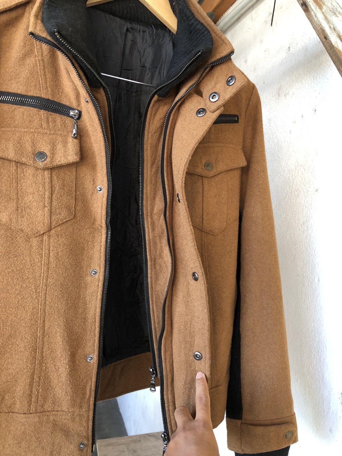 Japanese Brand SemanticDesign Bondage Punk Double Wool Zipper Jacket Size US L / EU 52-54 / 3 - 11 Thumbnail