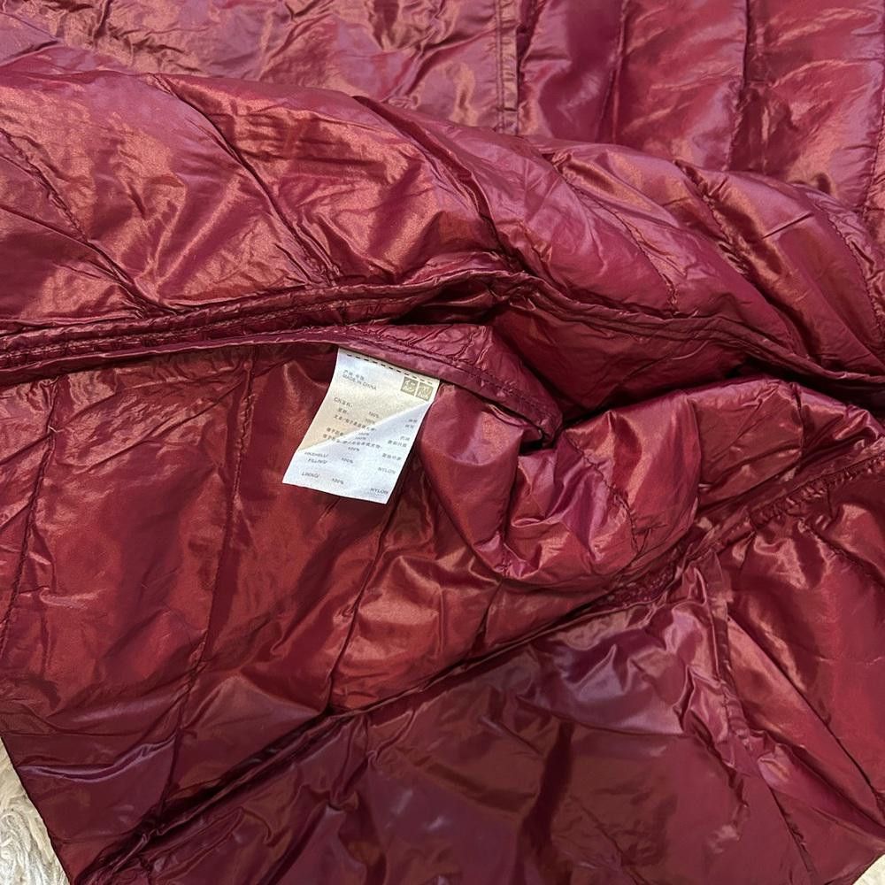 Designer Women's Burgundy Down Jacket Size M / US 6-8 / IT 42-44 - 4 Thumbnail