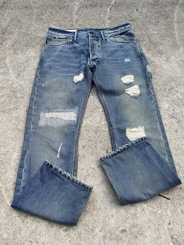 20471120 × 55DSL 55 DSL Mod Pearn Slimfit distressed denim undercover style Size US 30 / EU 46 - 3 Thumbnail