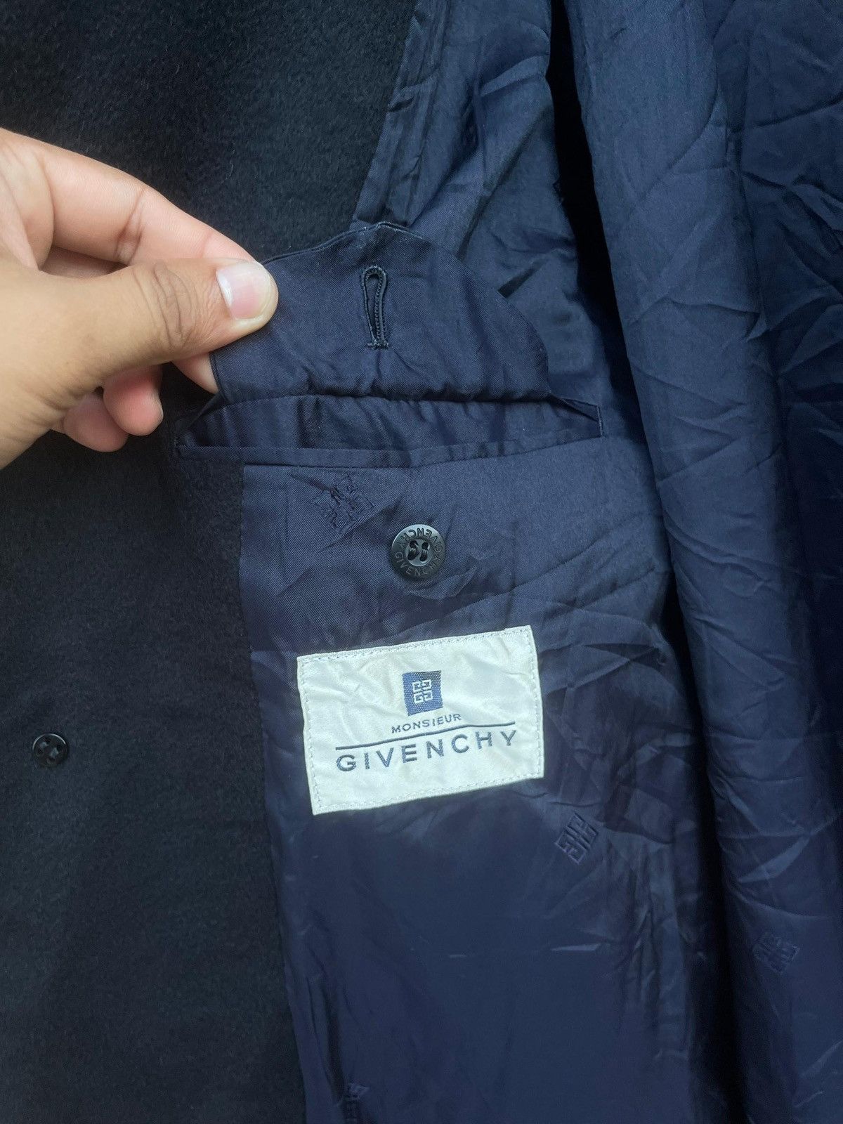 Givenchy GIVENCHY Cashmere Luxury Coat Size US L / EU 52-54 / 3 - 14 Thumbnail