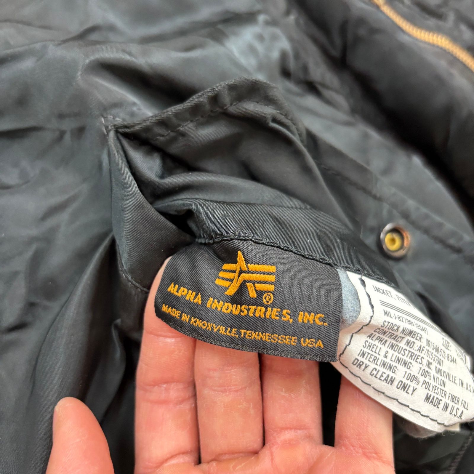 Alpha Industries 1993 Stargate Film Crew Alpha Industries Bomber Jacket XL Size US XL / EU 56 / 4 - 6 Thumbnail