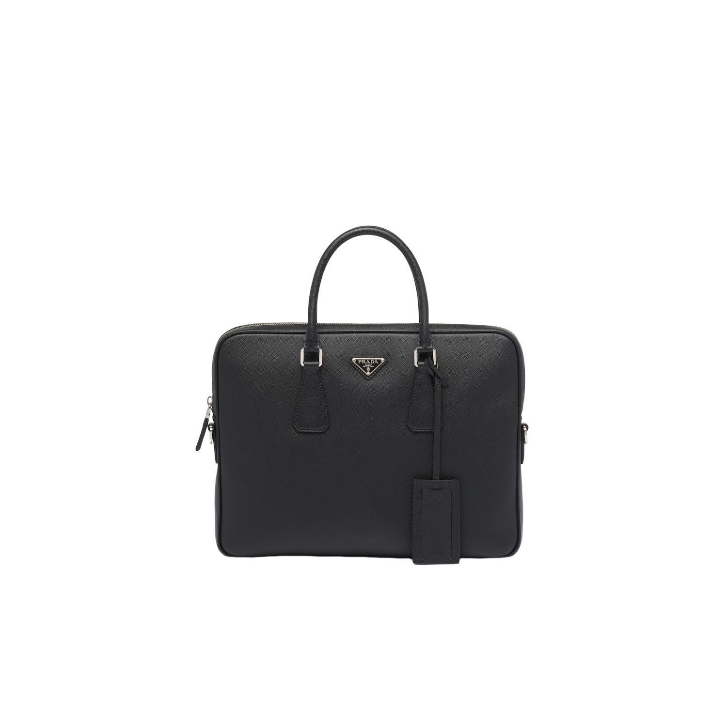 Prada PRADA $4400 Black Saffiano Leather Work Bag New And Authenti Size ONE SIZE - 1 Thumbnail