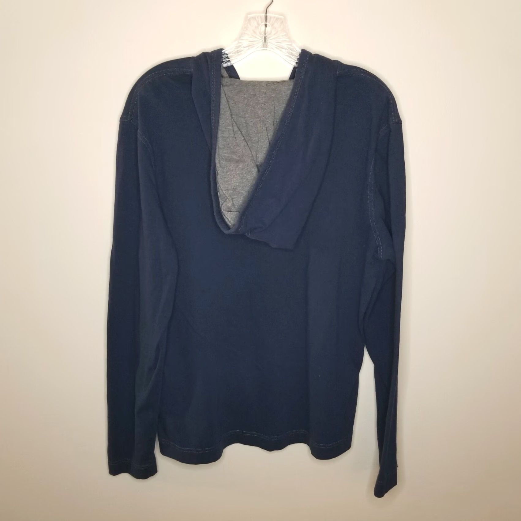 Banana Republic BANANA REPUBLIC Men’s Hooded Lightweight Sweater, Blue, Size M, Pullover Size US M / EU 48-50 / 2 - 4 Thumbnail