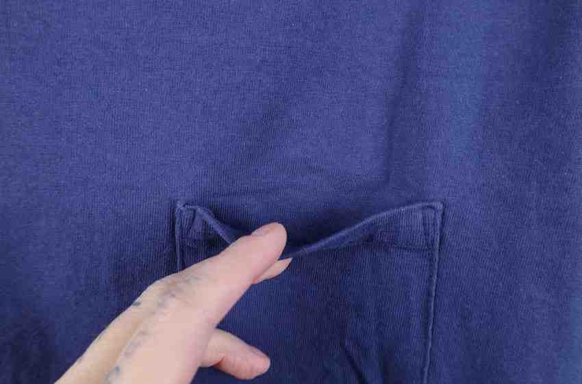 Carhartt Vintage Y2K Carhartt Spell Out Pocket T-Shirt Blue Cotton Size L / US 10 / IT 46 - 4 Thumbnail