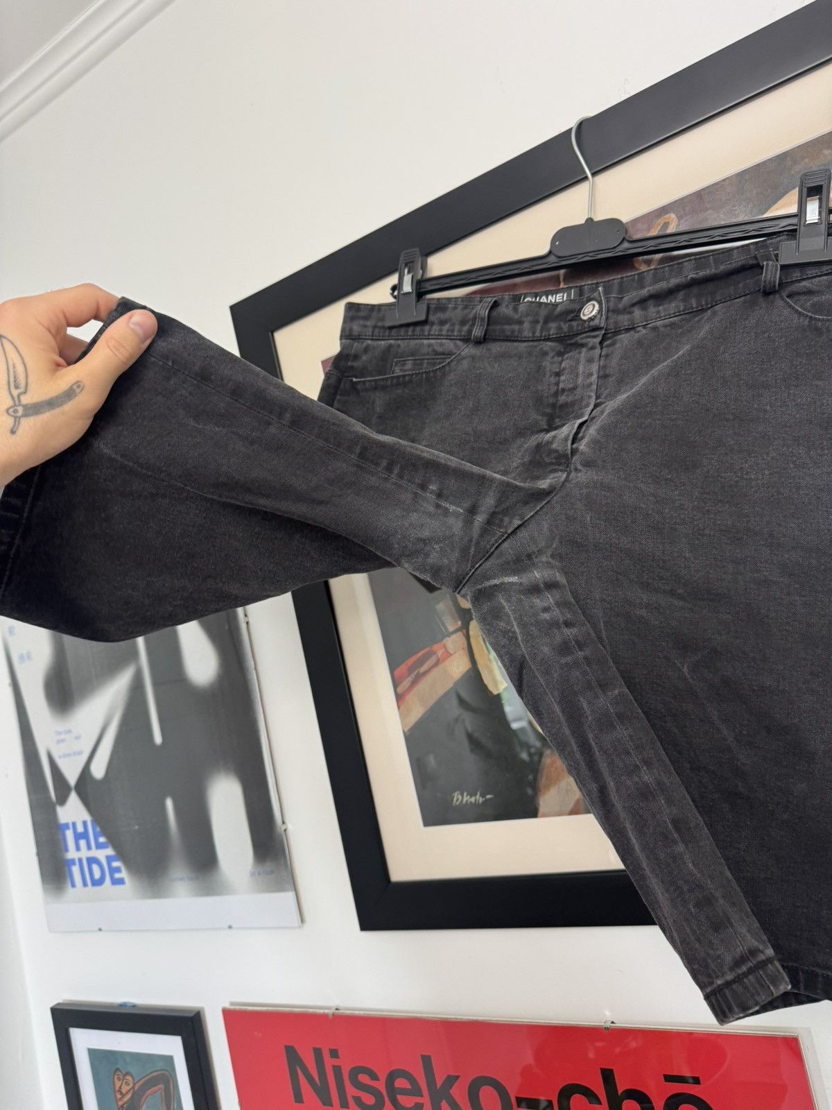 Chanel Chanel Jeans Denim Designer Shorts Unisex Luxury Vintage Size US 32 / EU 48 - 10 Thumbnail